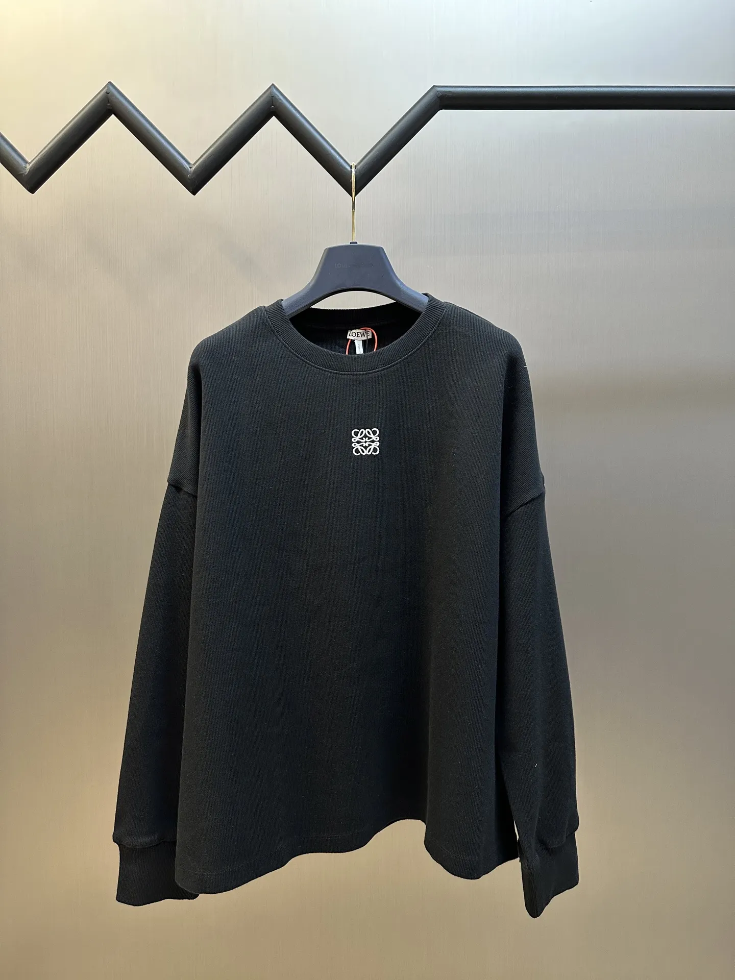 Anagram Embroidered Cotton Sweatshirt D22020460