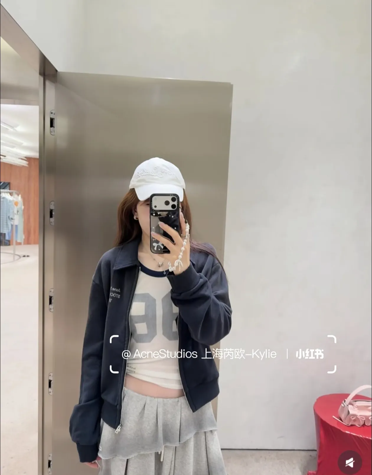 Logo-Print Zip-Up Cotton Sweatshirt D22523696 — view 5