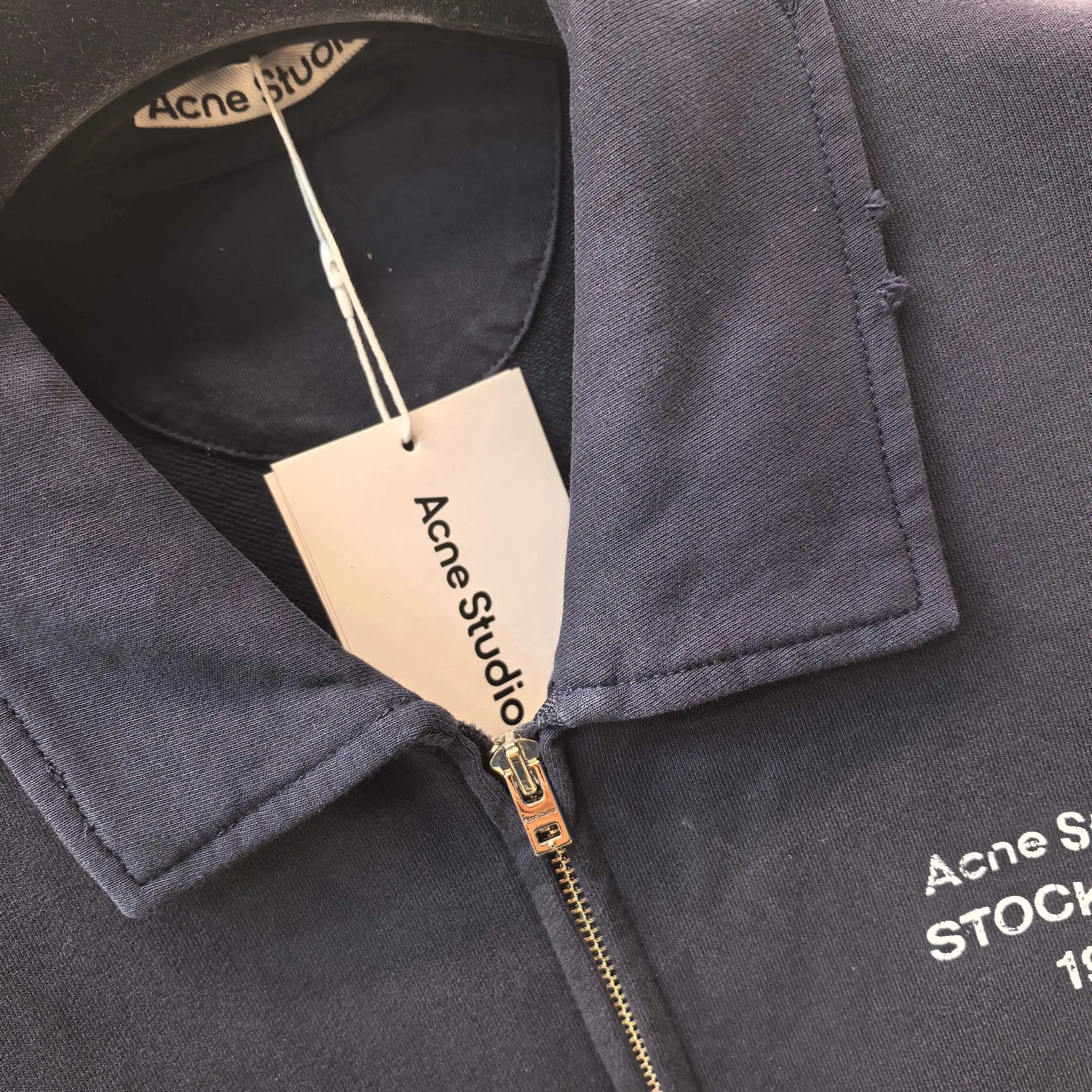 Logo-Print Zip-Up Cotton Sweatshirt Jacket D22523695 — view 7