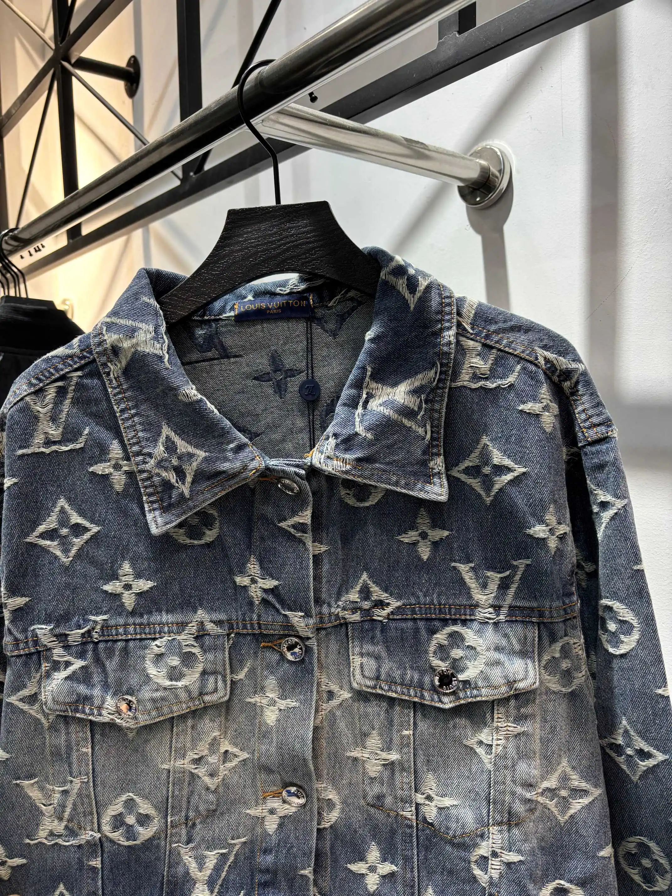 Monogram Jacquard Denim Jacket D22513862 — view 3