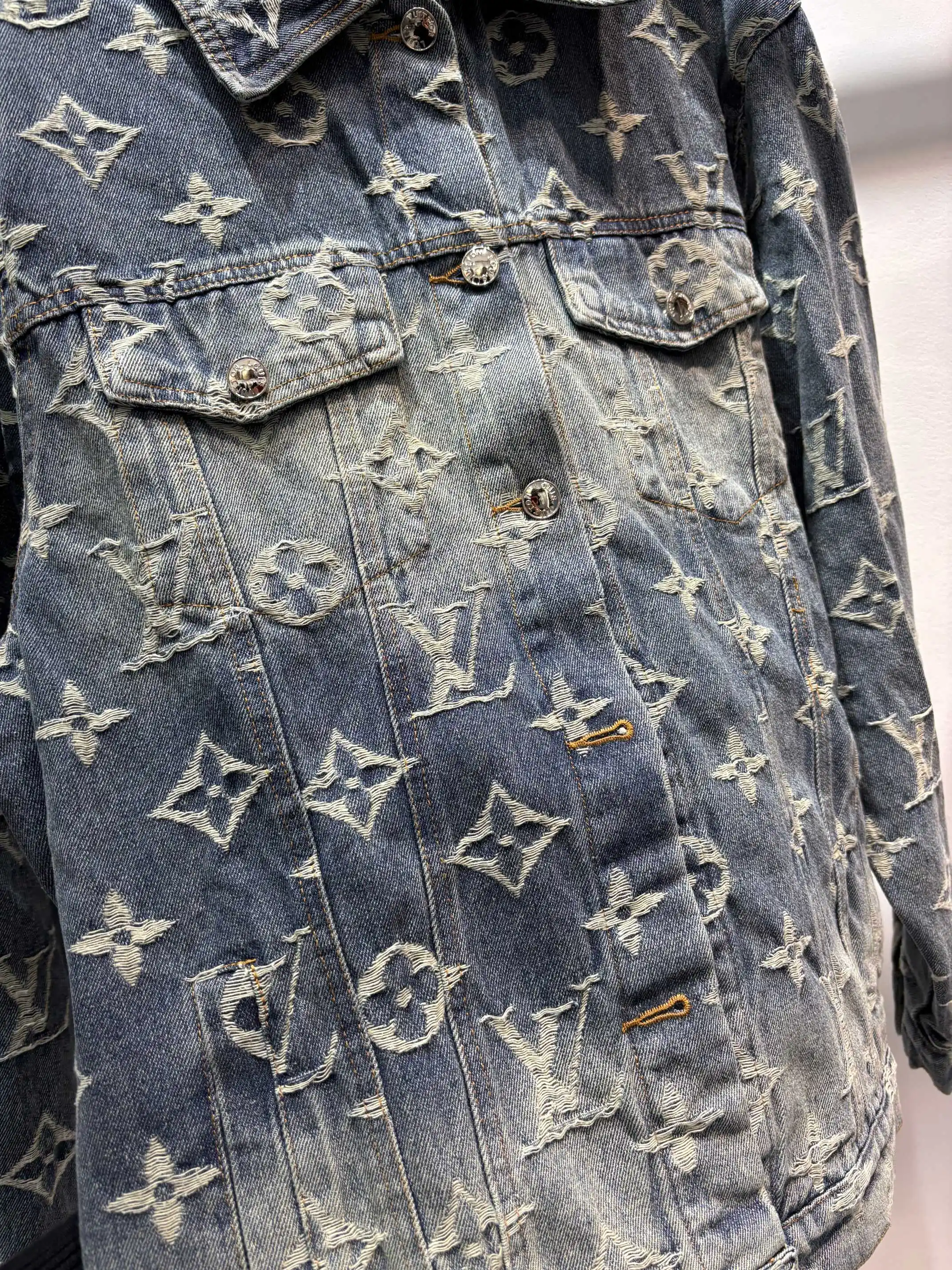 Monogram Jacquard Denim Jacket D22513862 — view 8