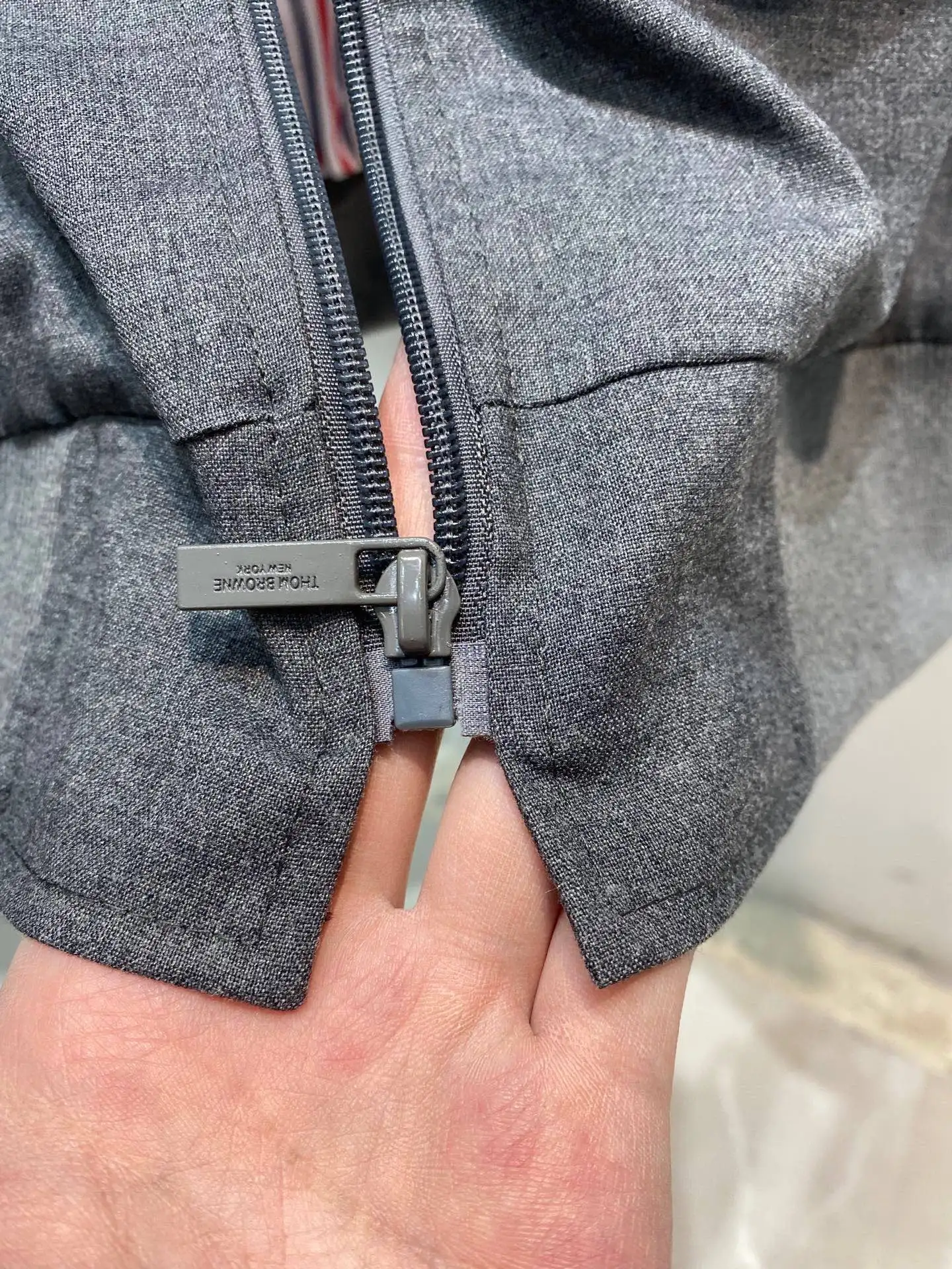 4-Bar Striped Cotton Bomber Jacket D22513839 — view 8