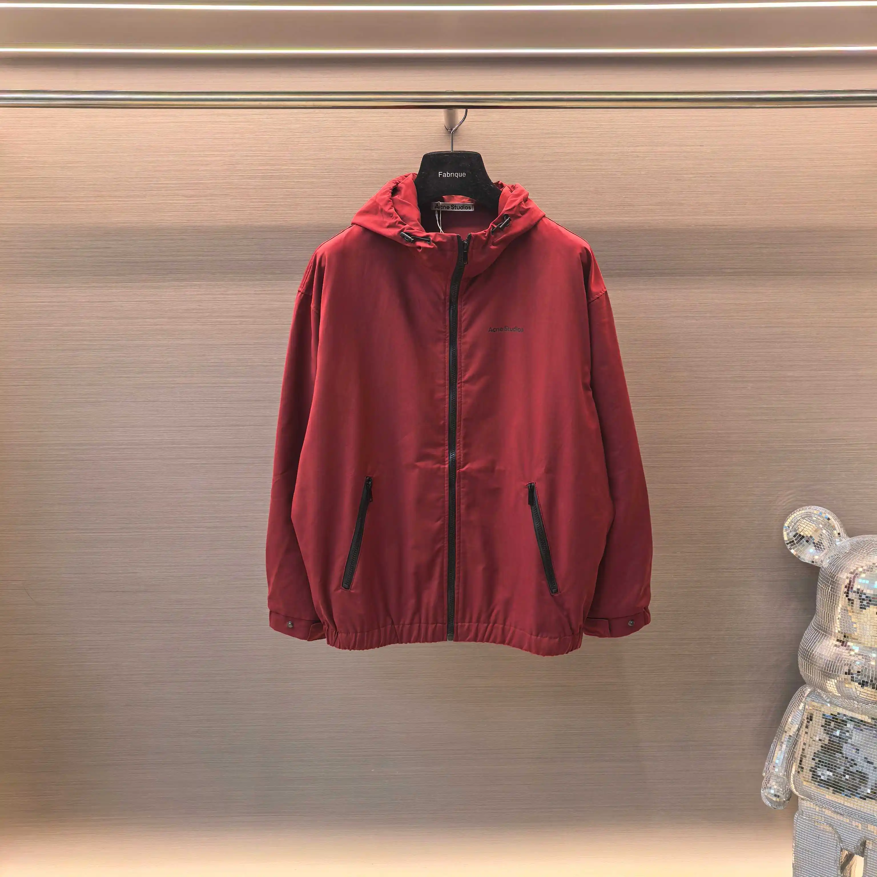Logo-Print Hooded Windbreaker Jacket D23523855