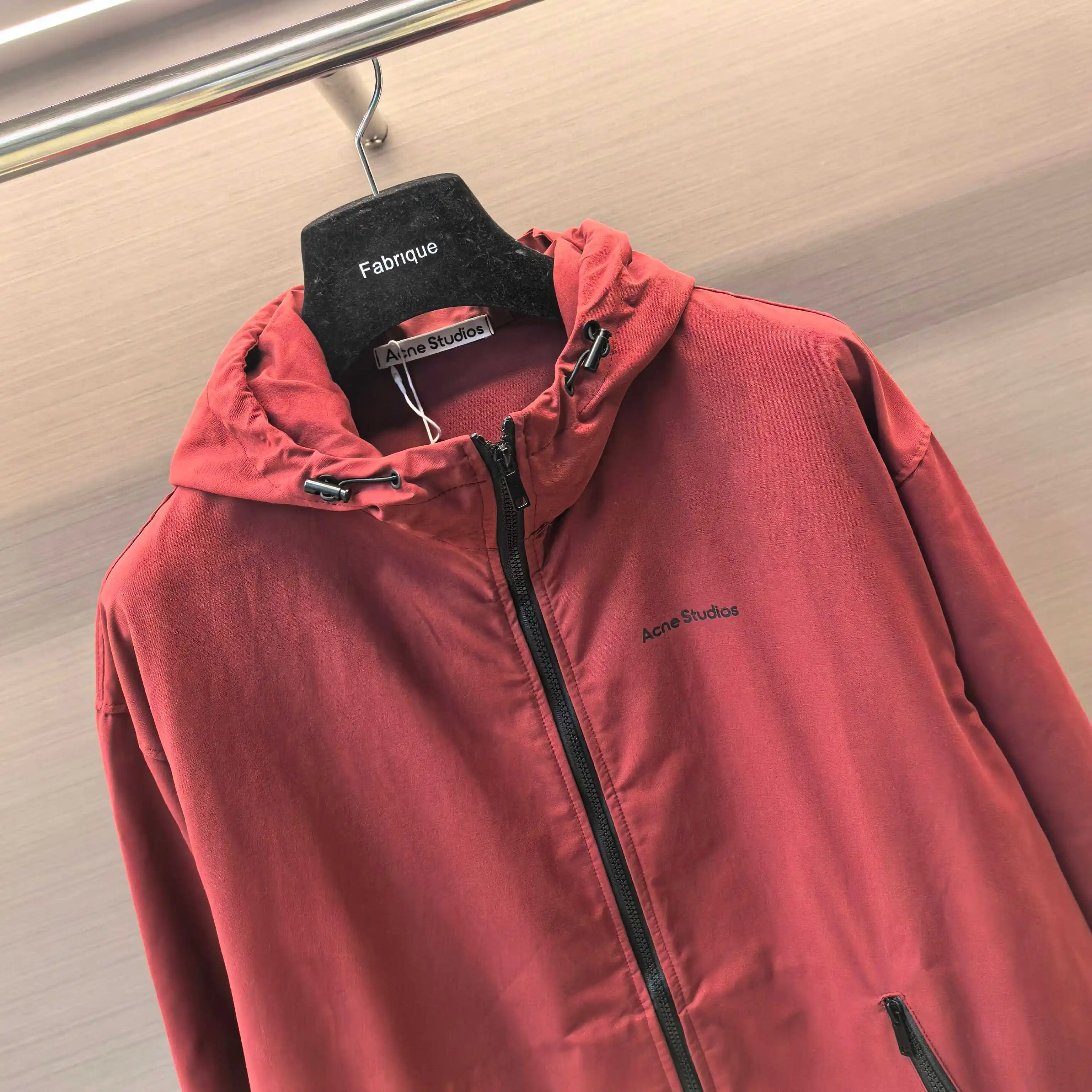 Logo-Print Hooded Windbreaker Jacket D23523855 — view 3