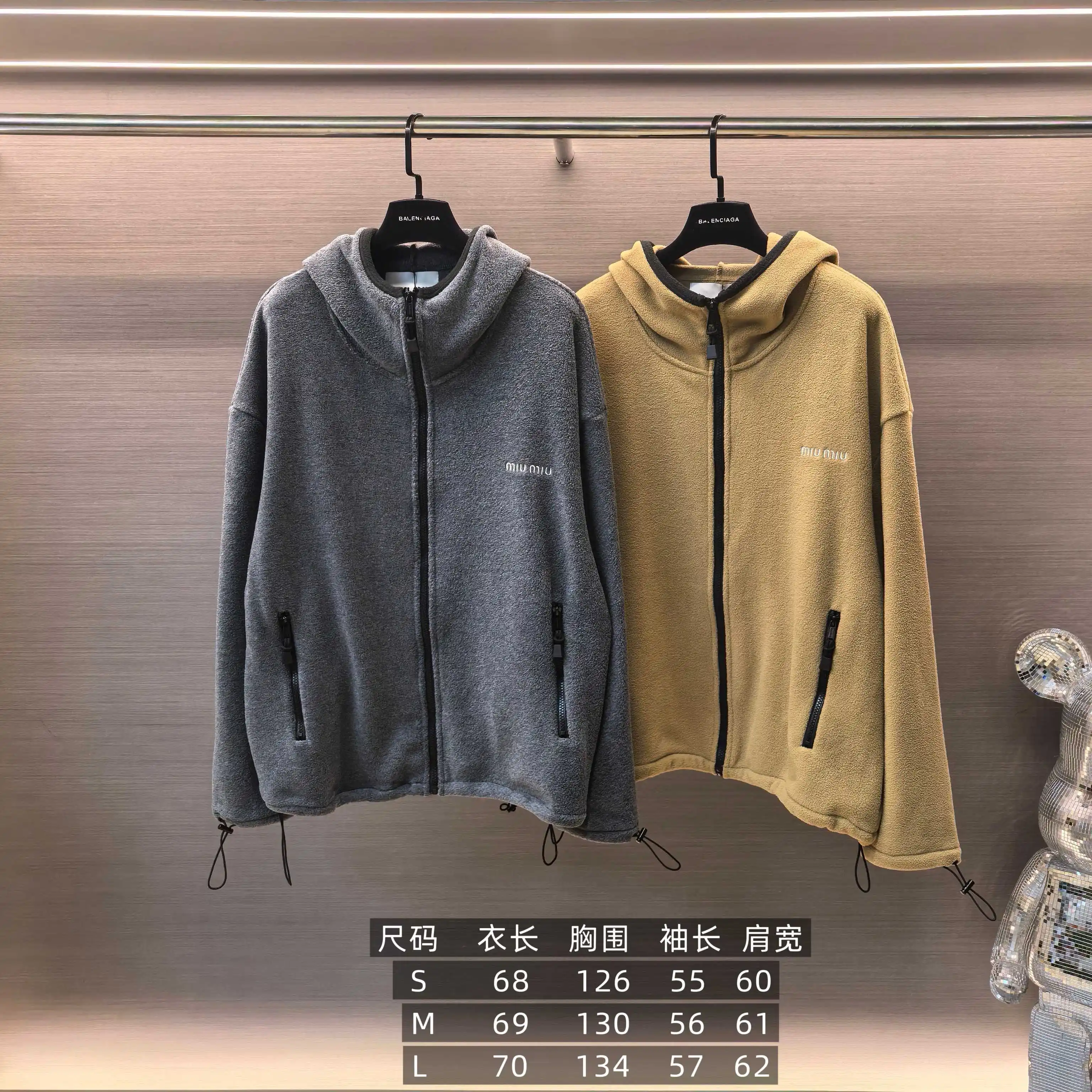 Logo-Embroidered Fleece Zip-Up Hoodie D23523705 — view 9