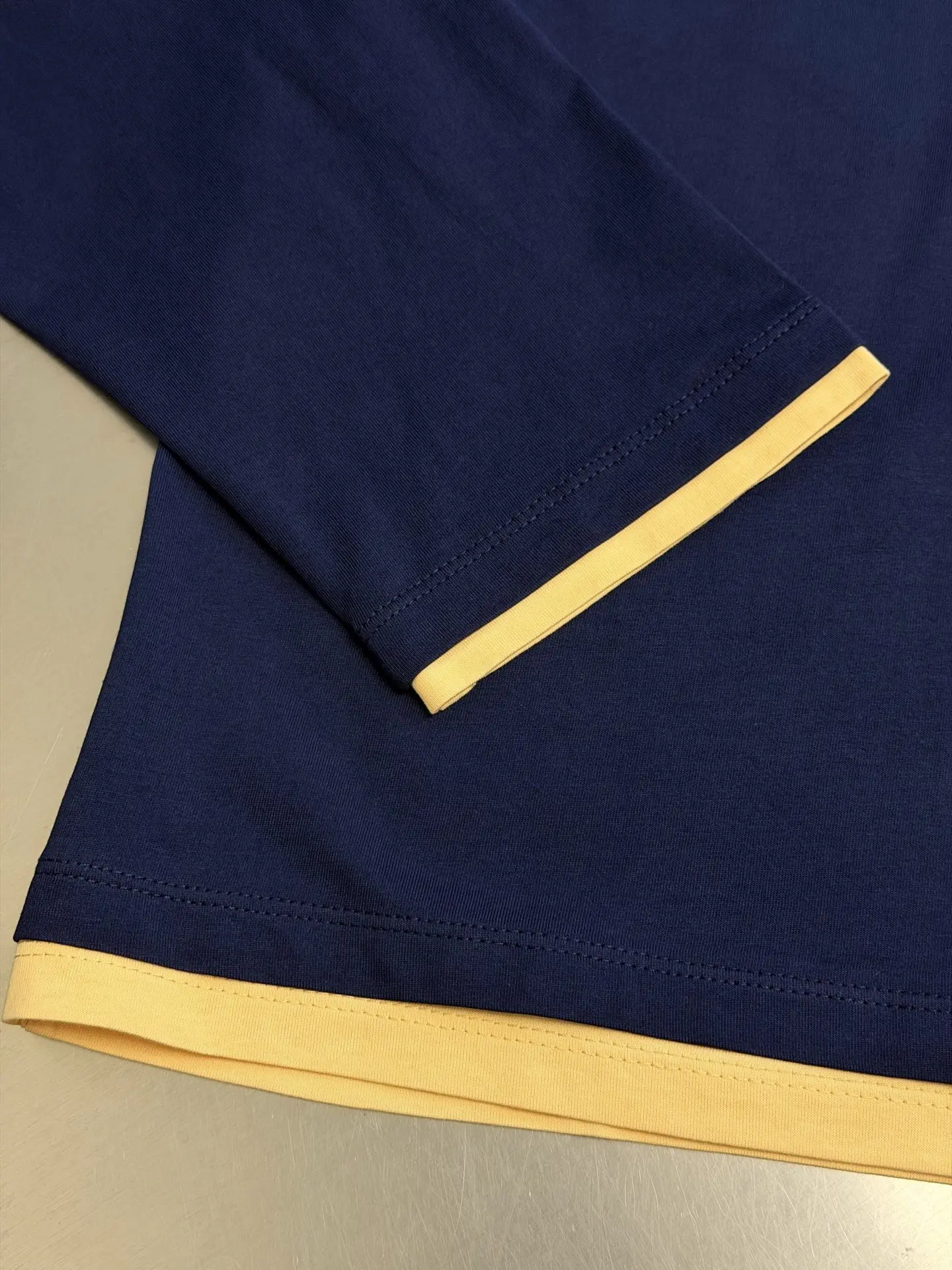 Layered Henley Long-Sleeve T-Shirt D23520446 — view 8