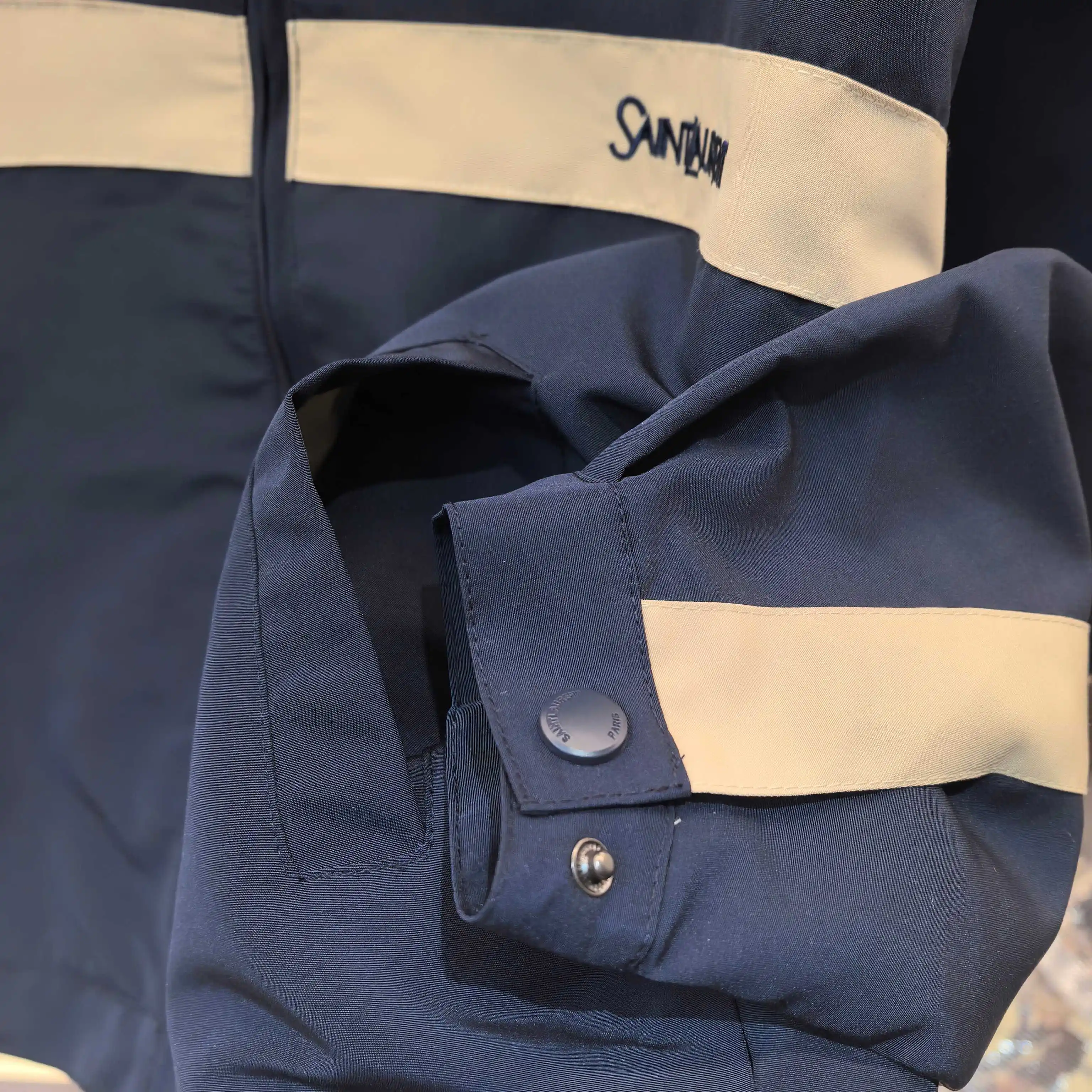 Contrast-Stripe Embroidered Track Jacket D23523638 — view 7