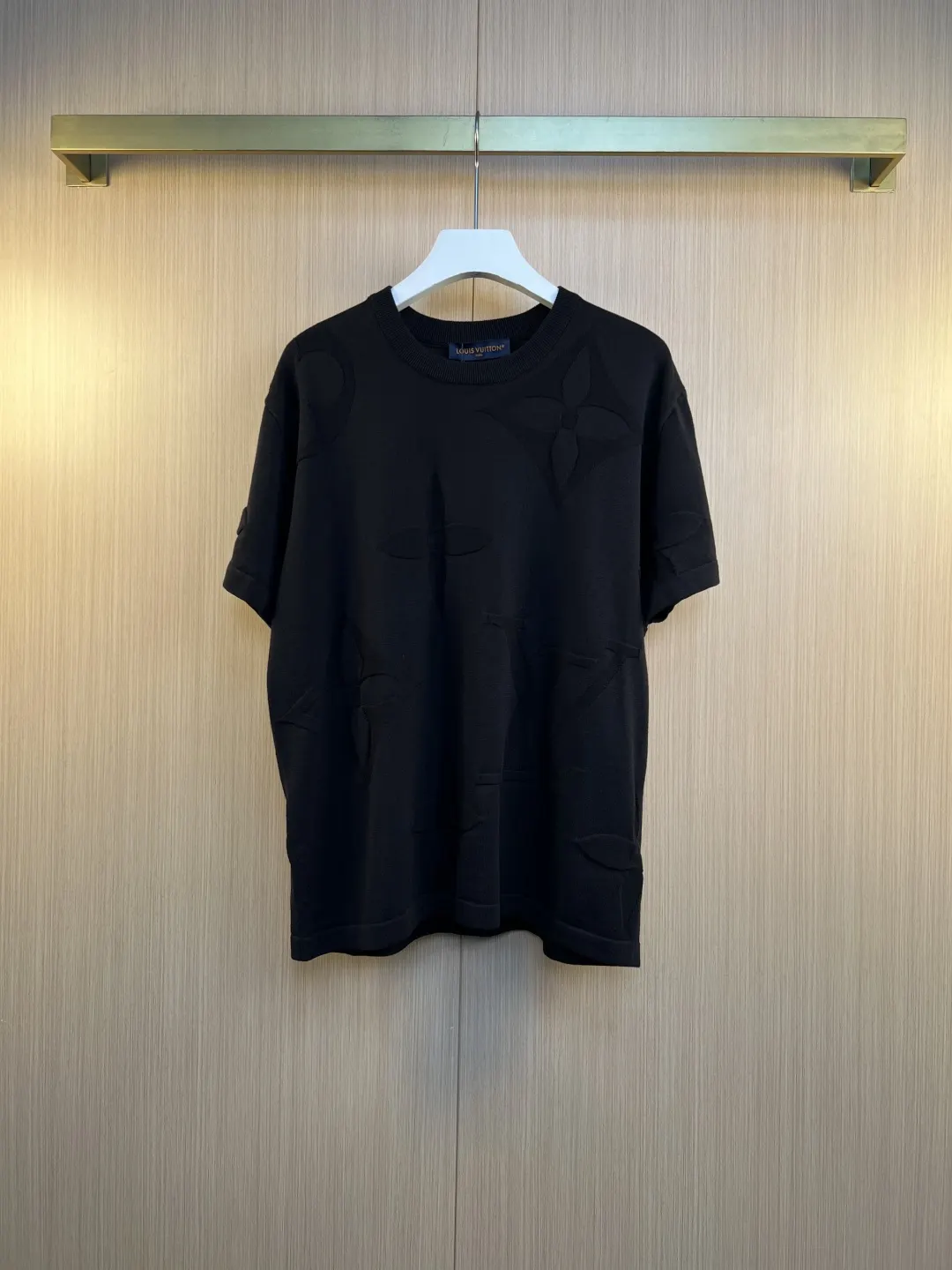 Monogram Embossed Knit T-Shirt D24020560