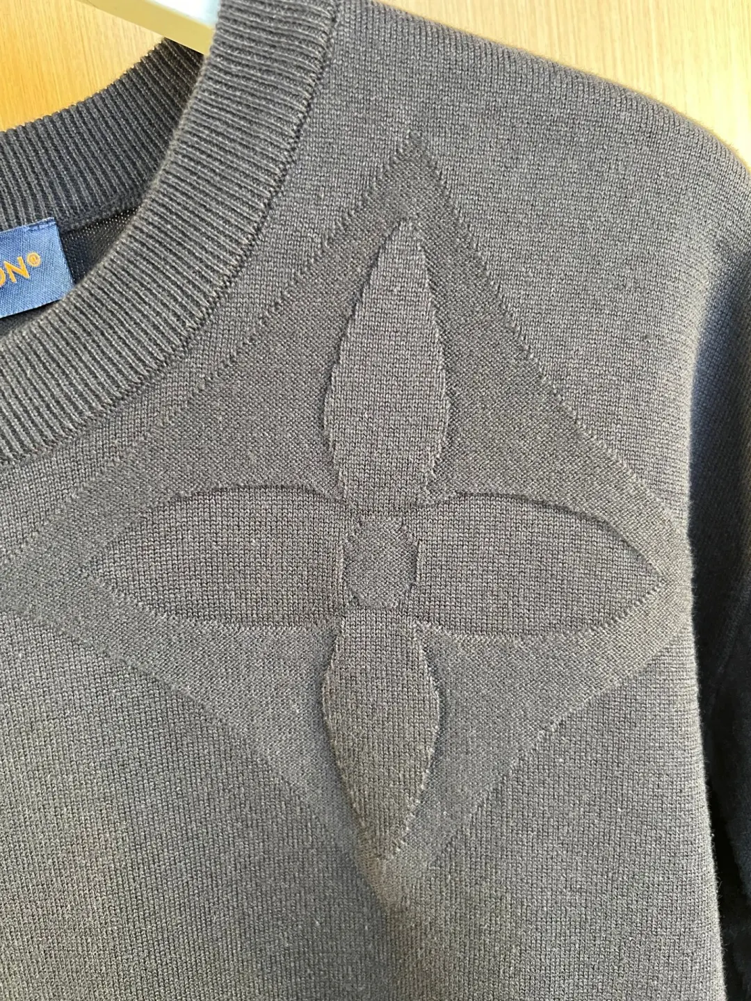 Monogram Embossed Knit T-Shirt D24020560 — view 3
