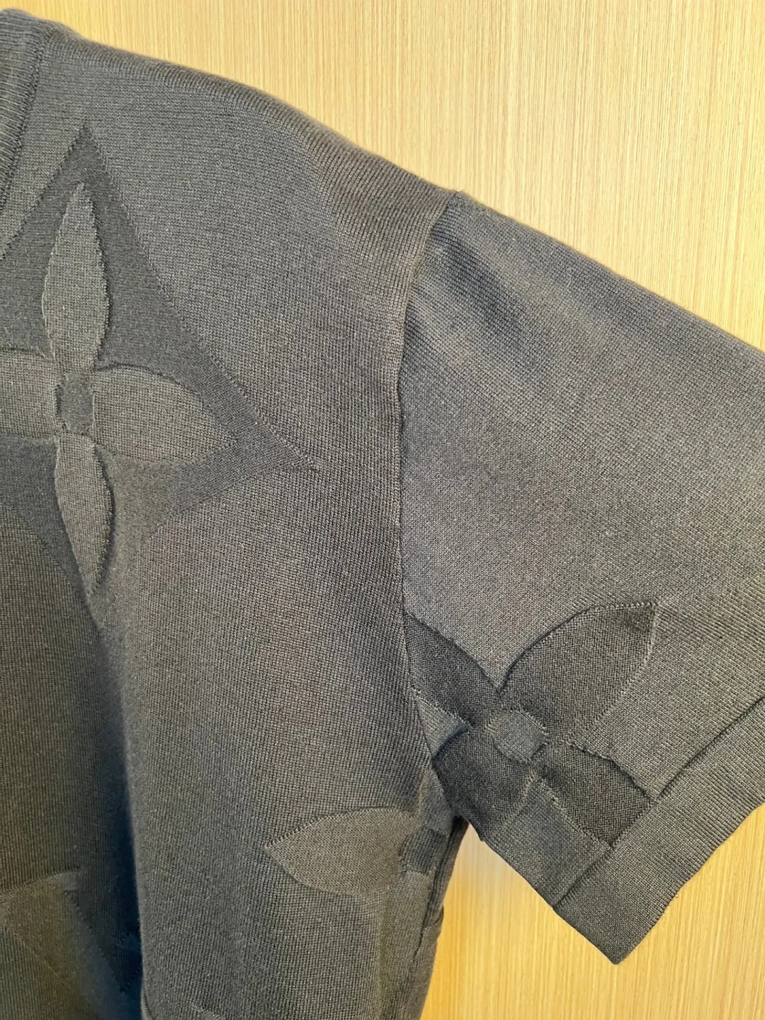 Monogram Embossed Knit T-Shirt D24020560 — view 4