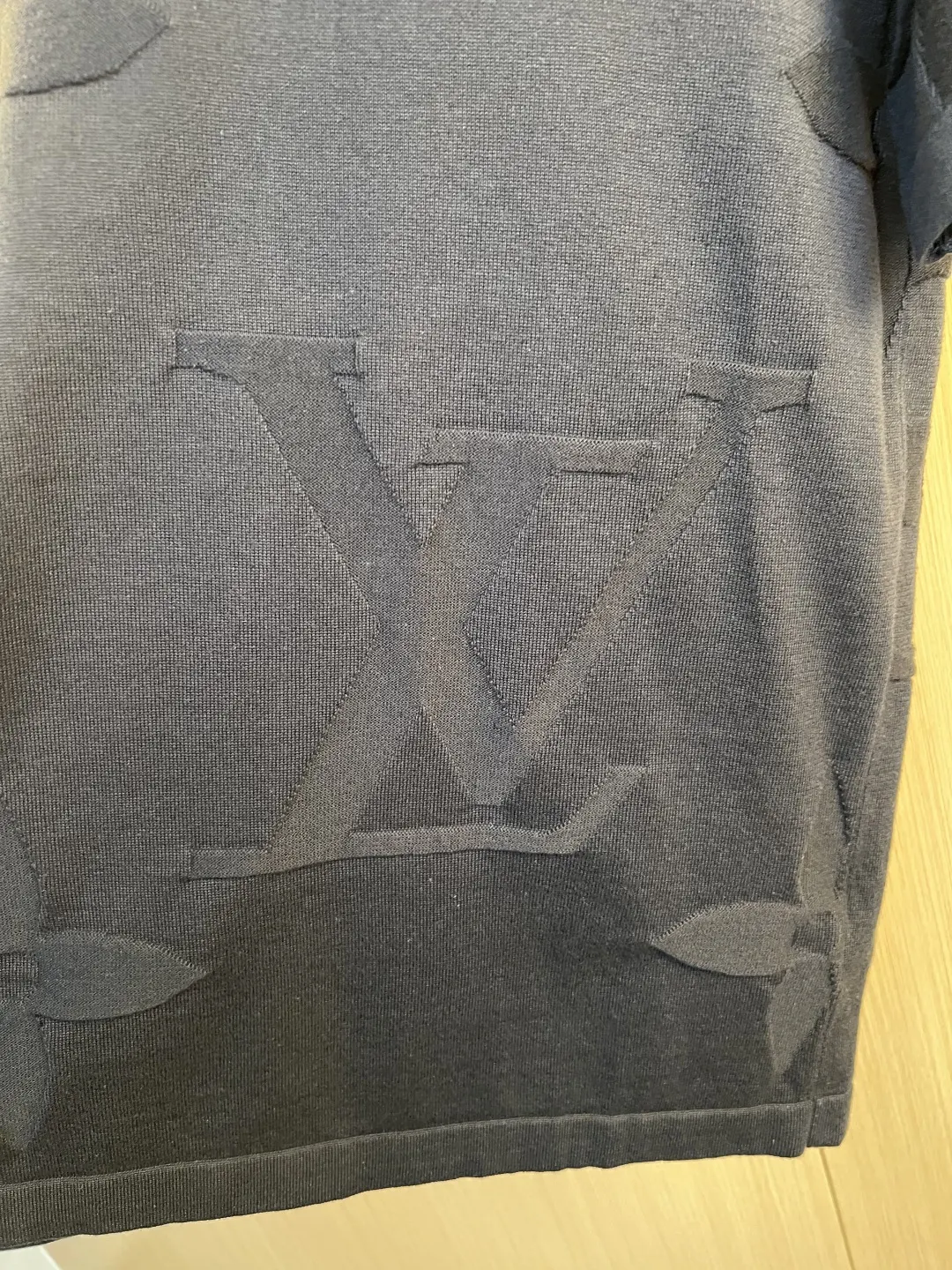 Monogram Embossed Knit T-Shirt D24020560 — view 5