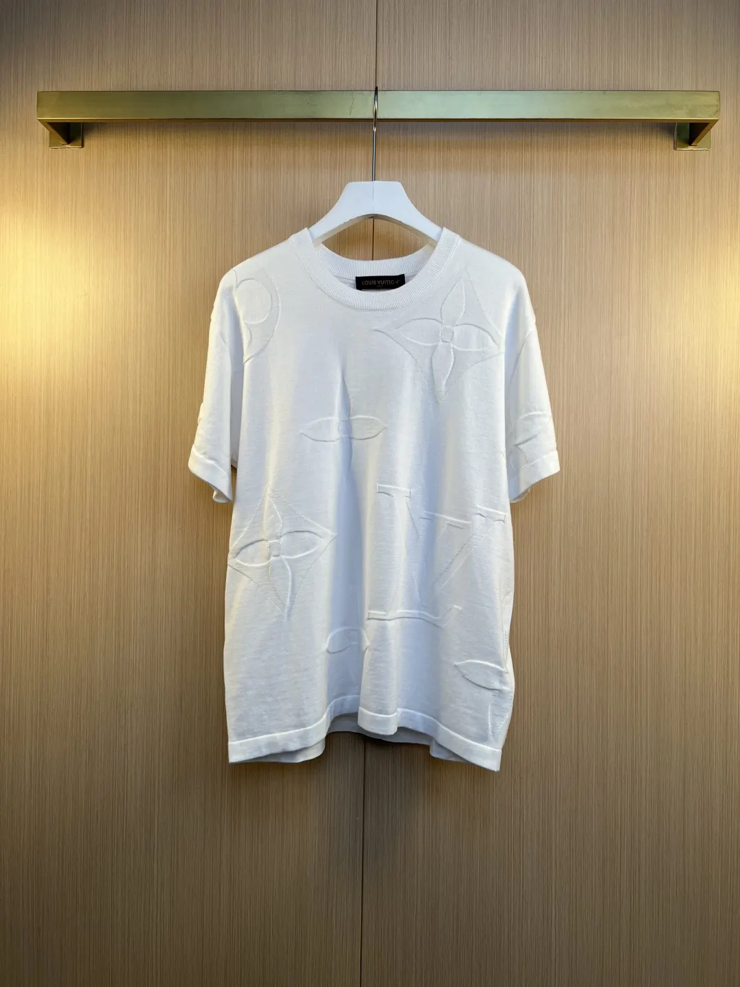 Monogram Embossed Knit T-Shirt D24020559