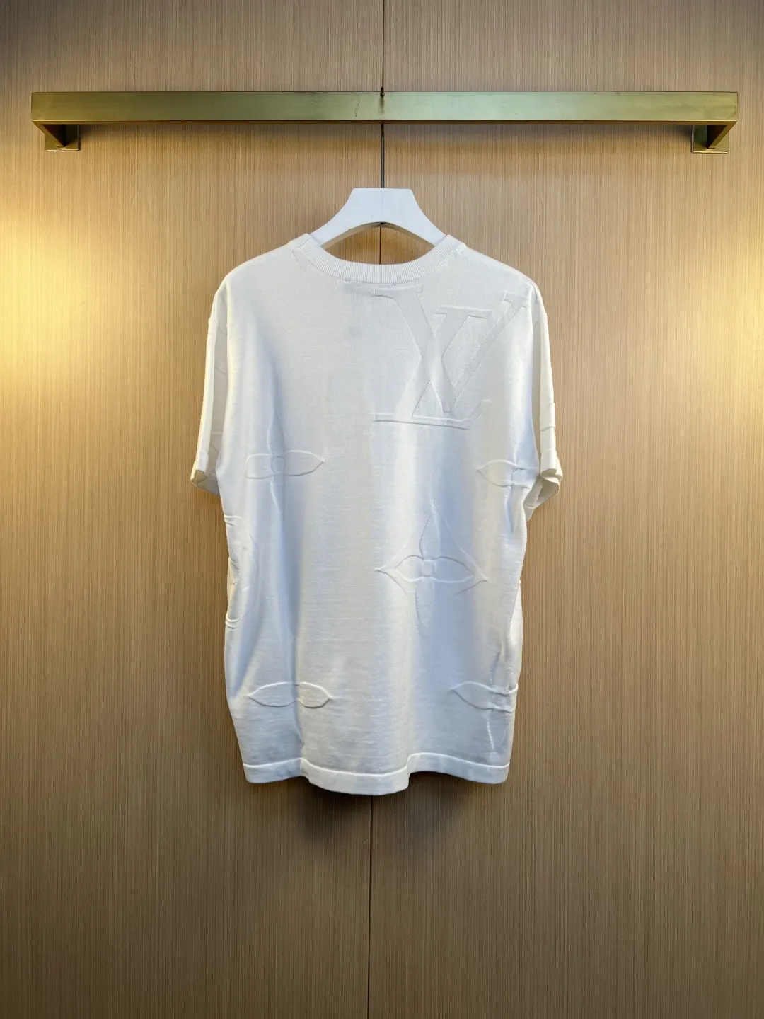 Monogram Embossed Knit T-Shirt D24020559 — view 7