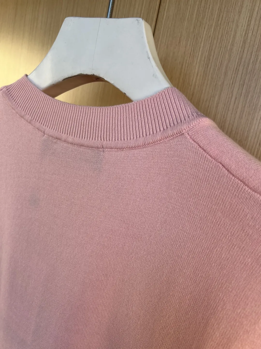 Embroidered Logo Knit Short-Sleeve Top D24020561 — view 8