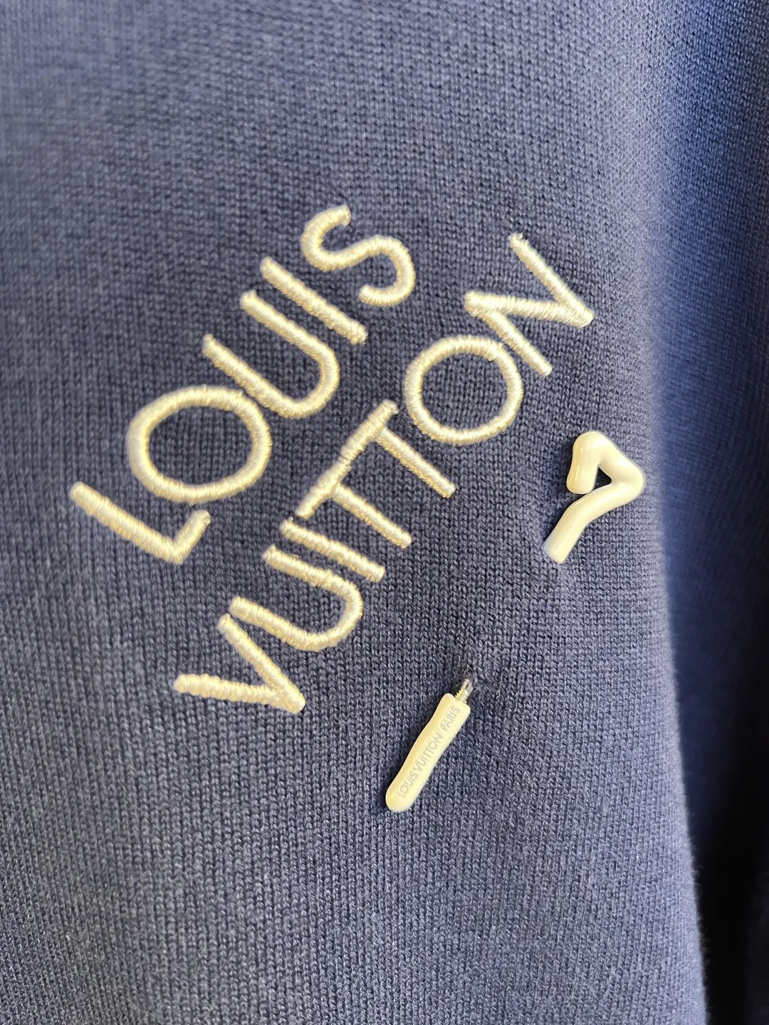 Embroidered Logo Knit T-Shirt D24020562 — view 3