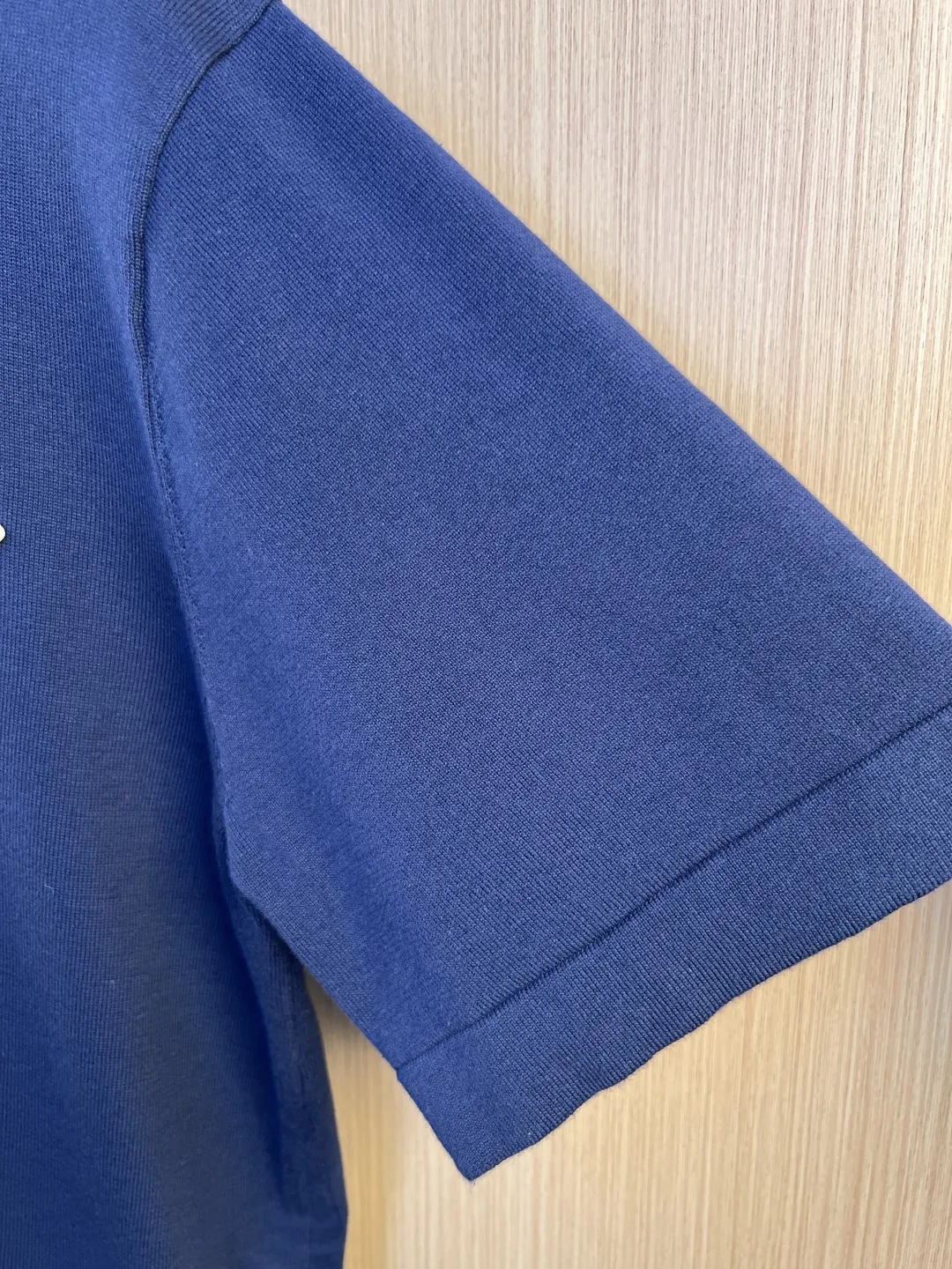 Embroidered Logo Knit T-Shirt D24020562 — view 4
