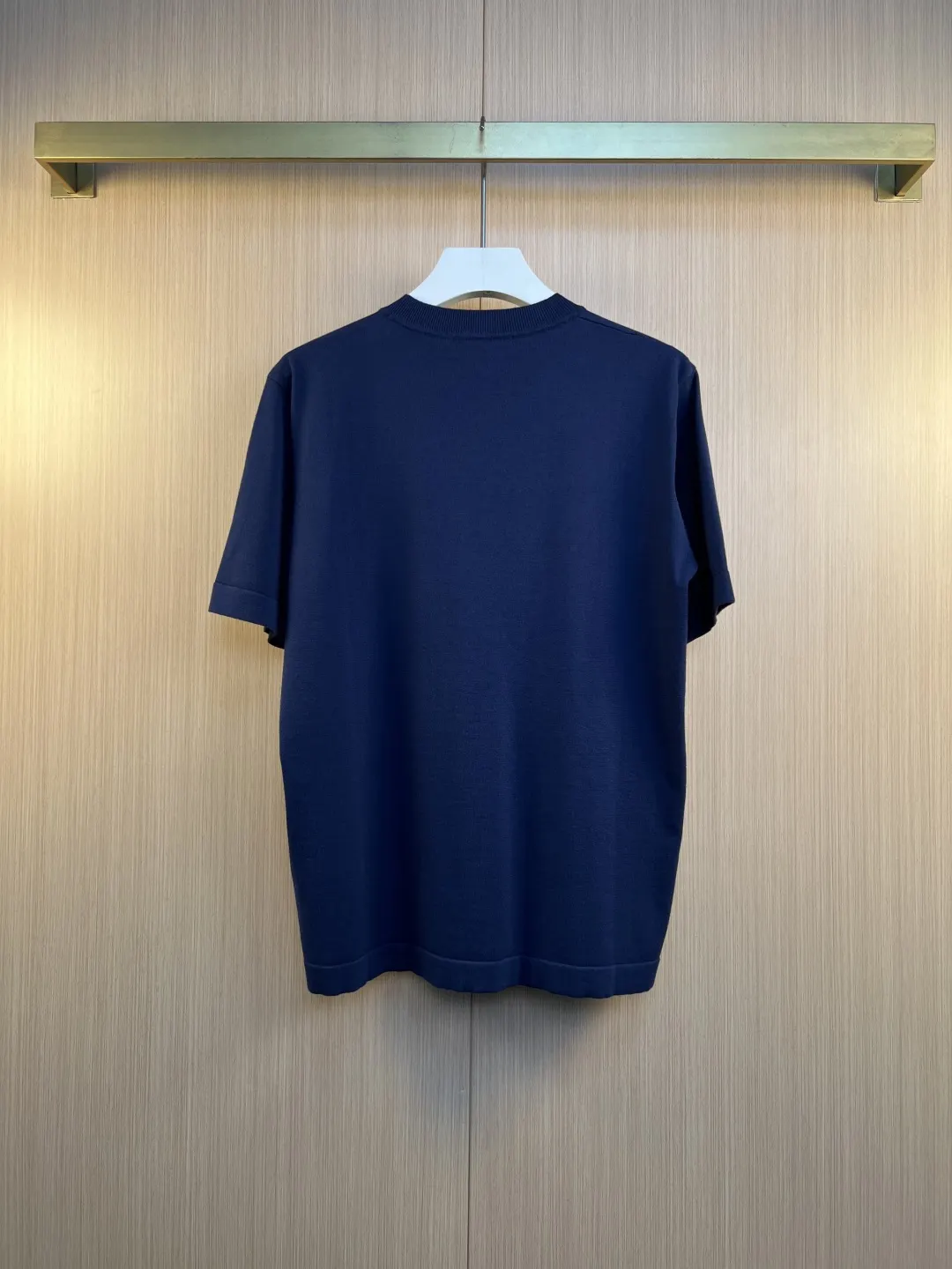 Embroidered Logo Knit T-Shirt D24020562 — view 7