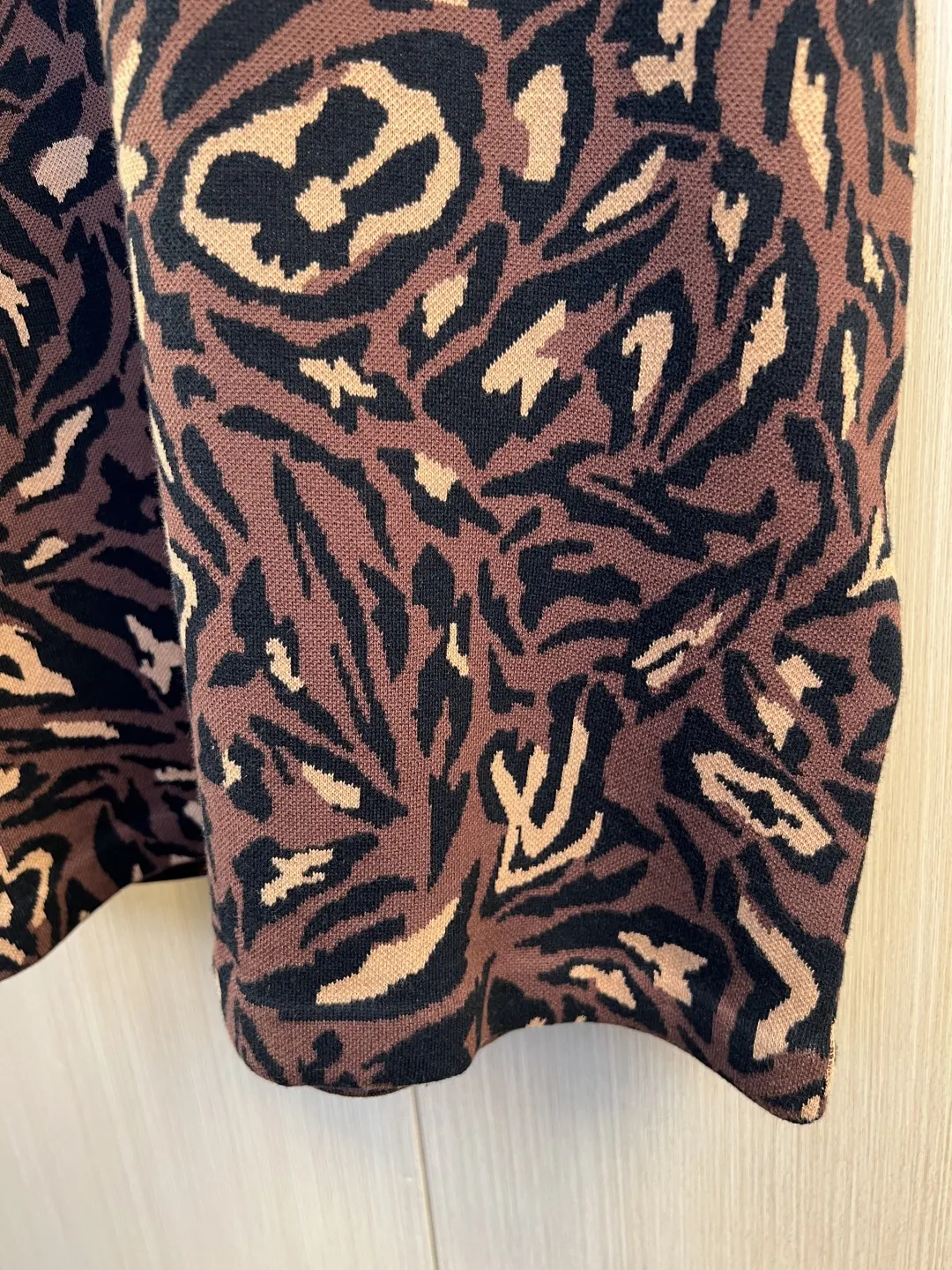 Monogram Camo Leopard Jacquard Knit T-Shirt D24520542 — view 5