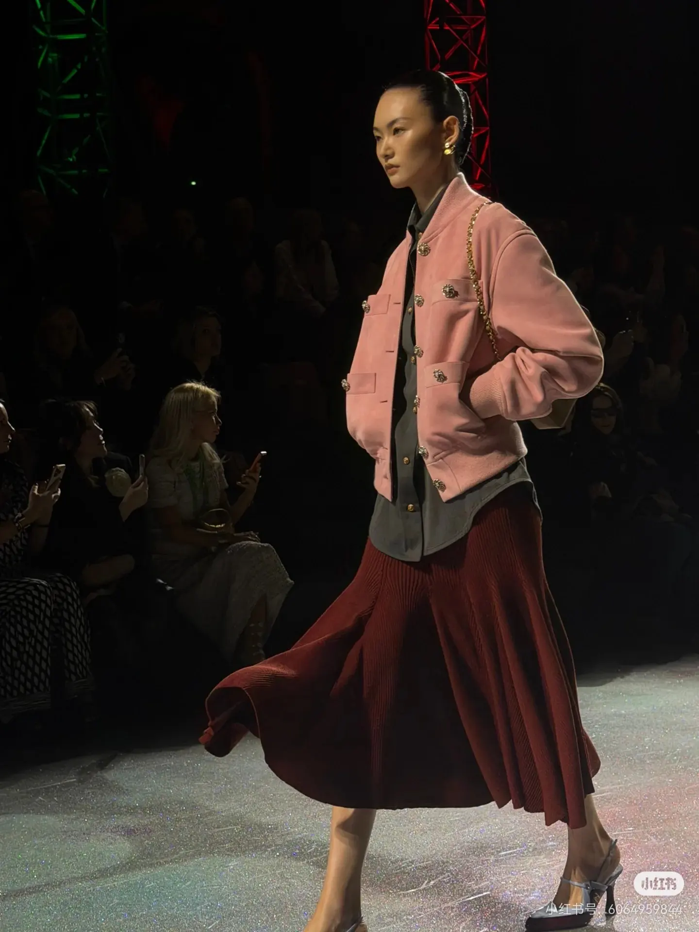 Faux Suede Bomber Jacket D25023854 — view 7