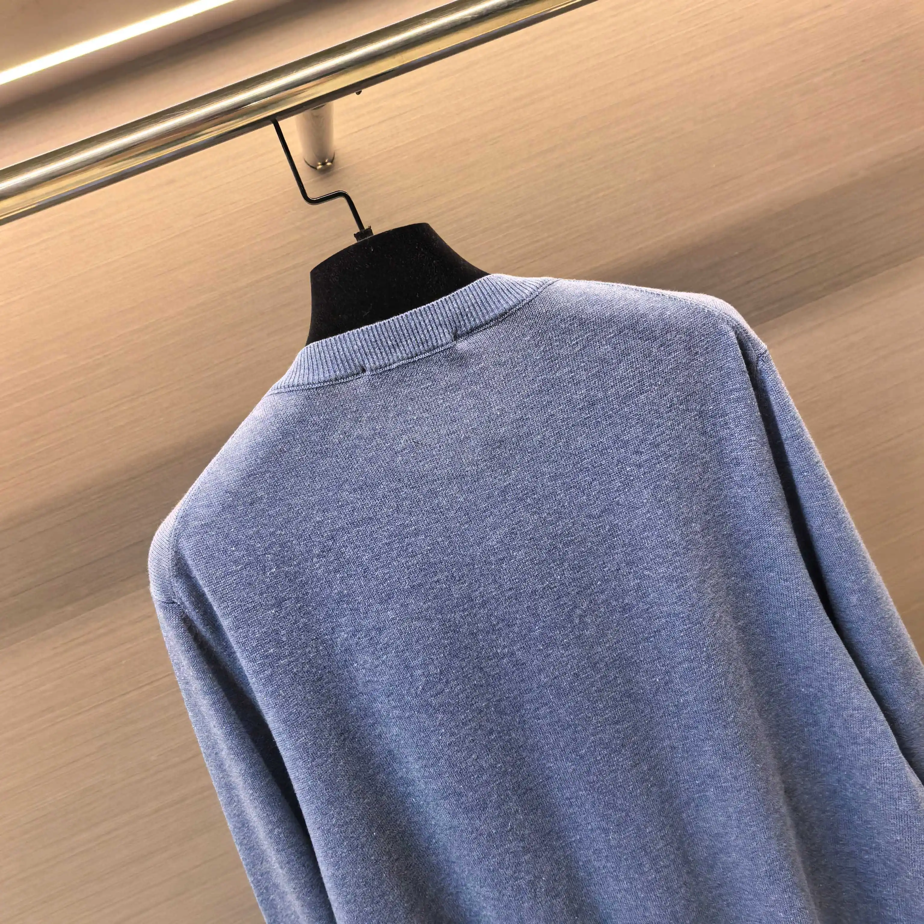 Marl Knit Henley Neck Sweater D25023652 — view 8