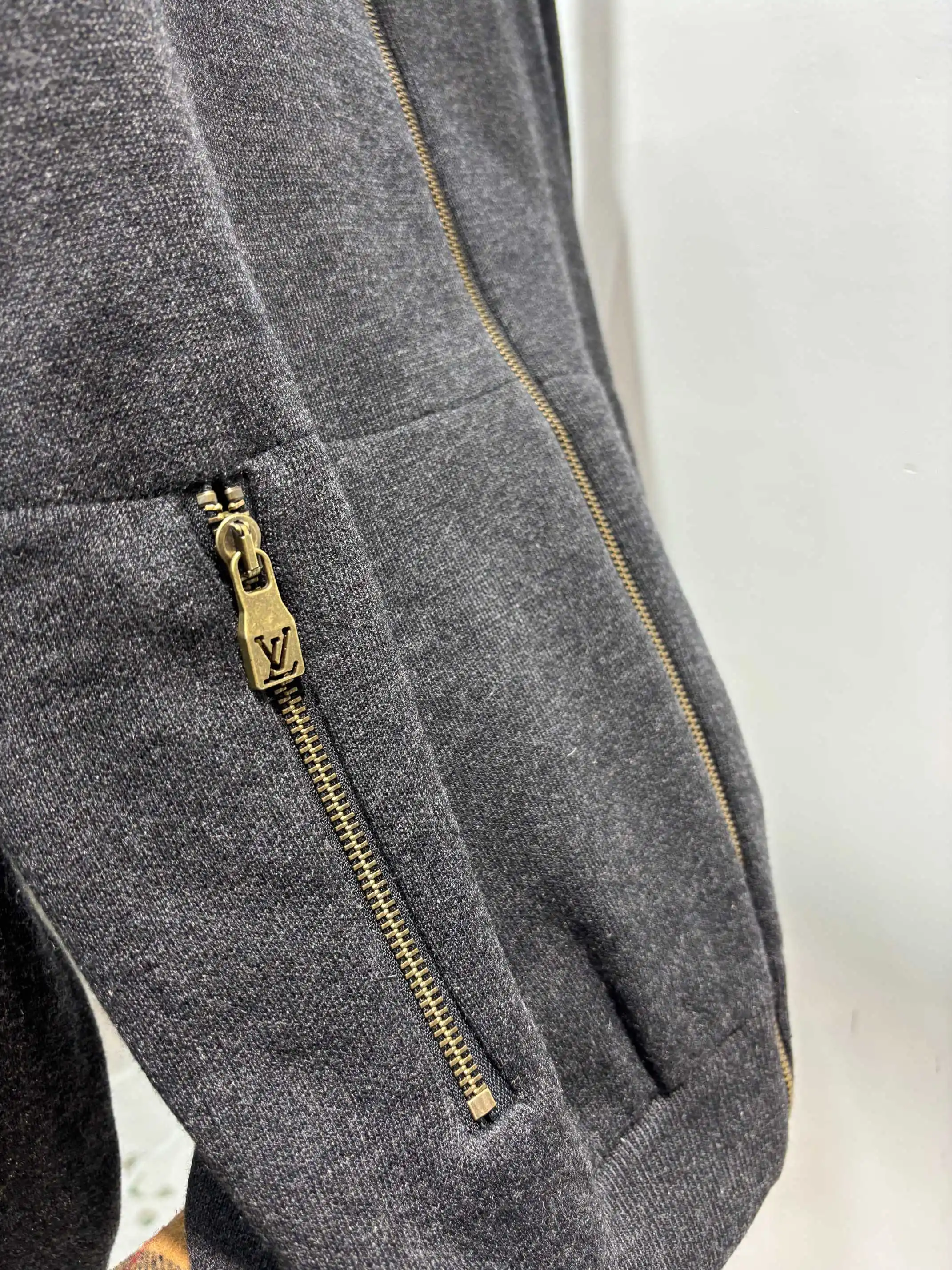 Monogram Jacquard Wool Zip-Up Cardigan D25513868 — view 8