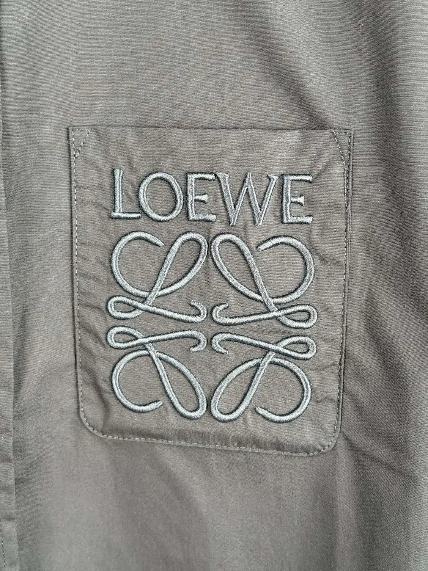 Anagram Embroidered Cotton Shirt D25522725 — view 6