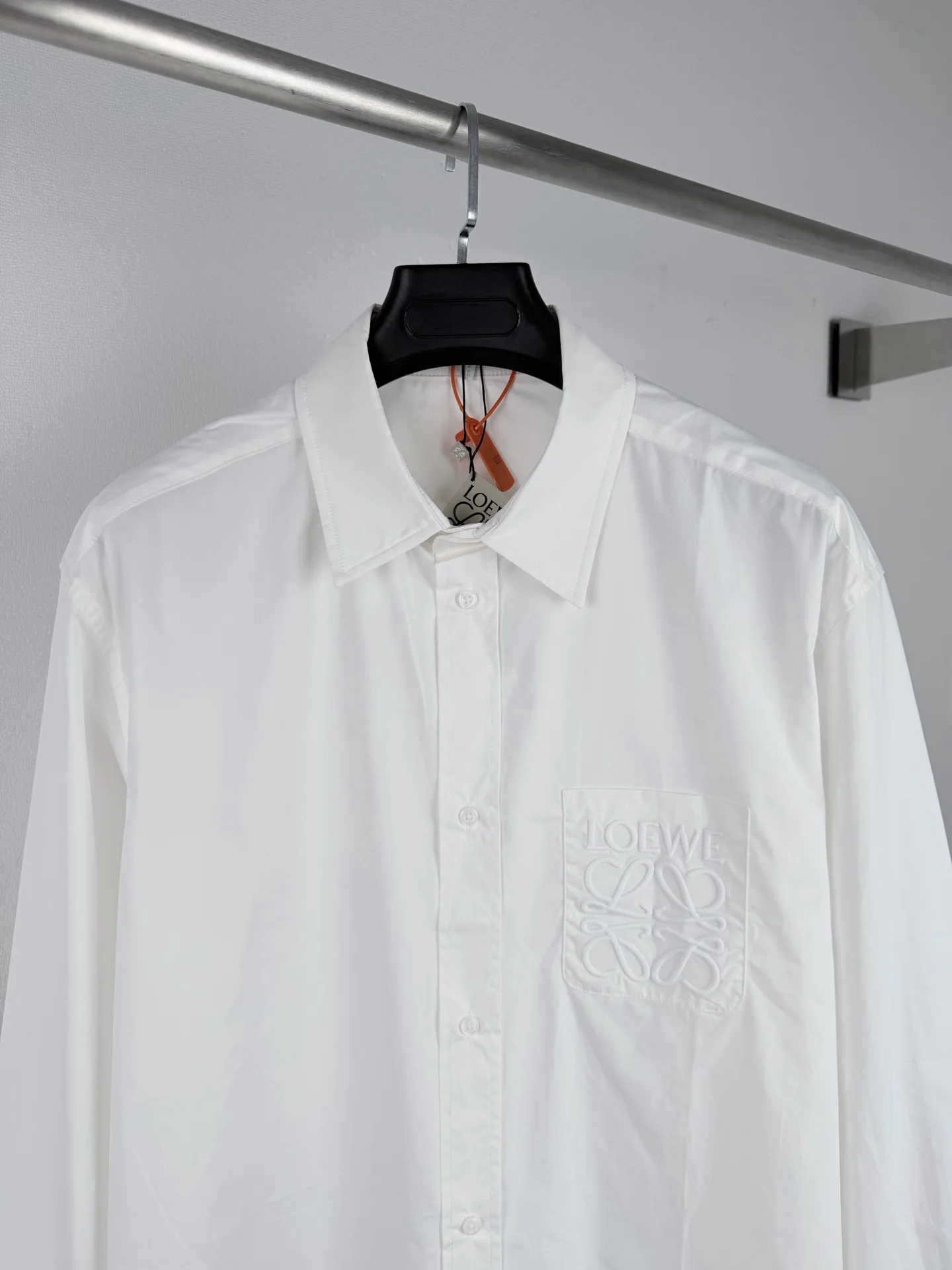 Anagram Embroidered Pocket Cotton Shirt D25522726 — view 2