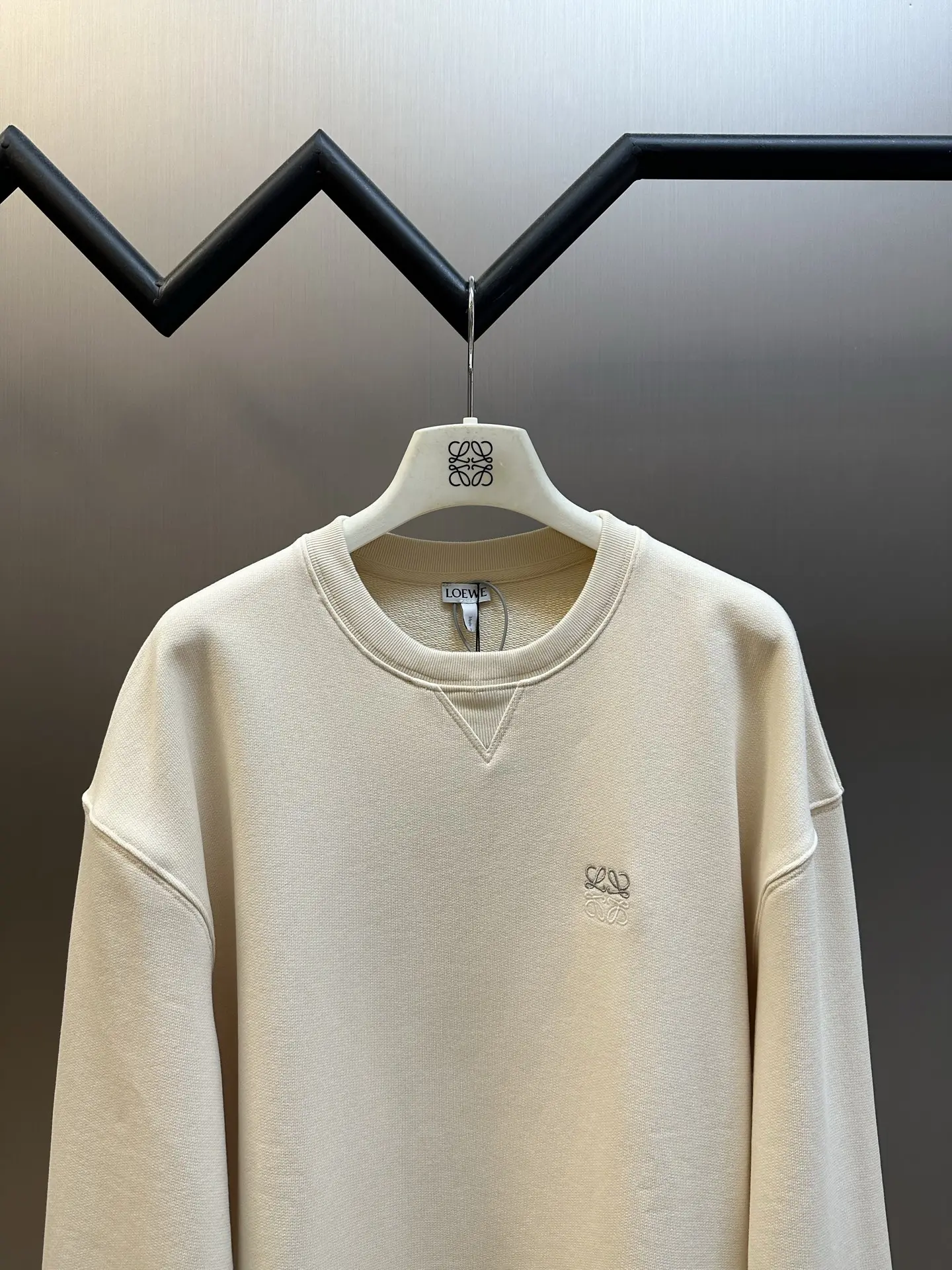 Anagram Embroidered Cotton-Jersey Sweatshirt D25518792 — view 2