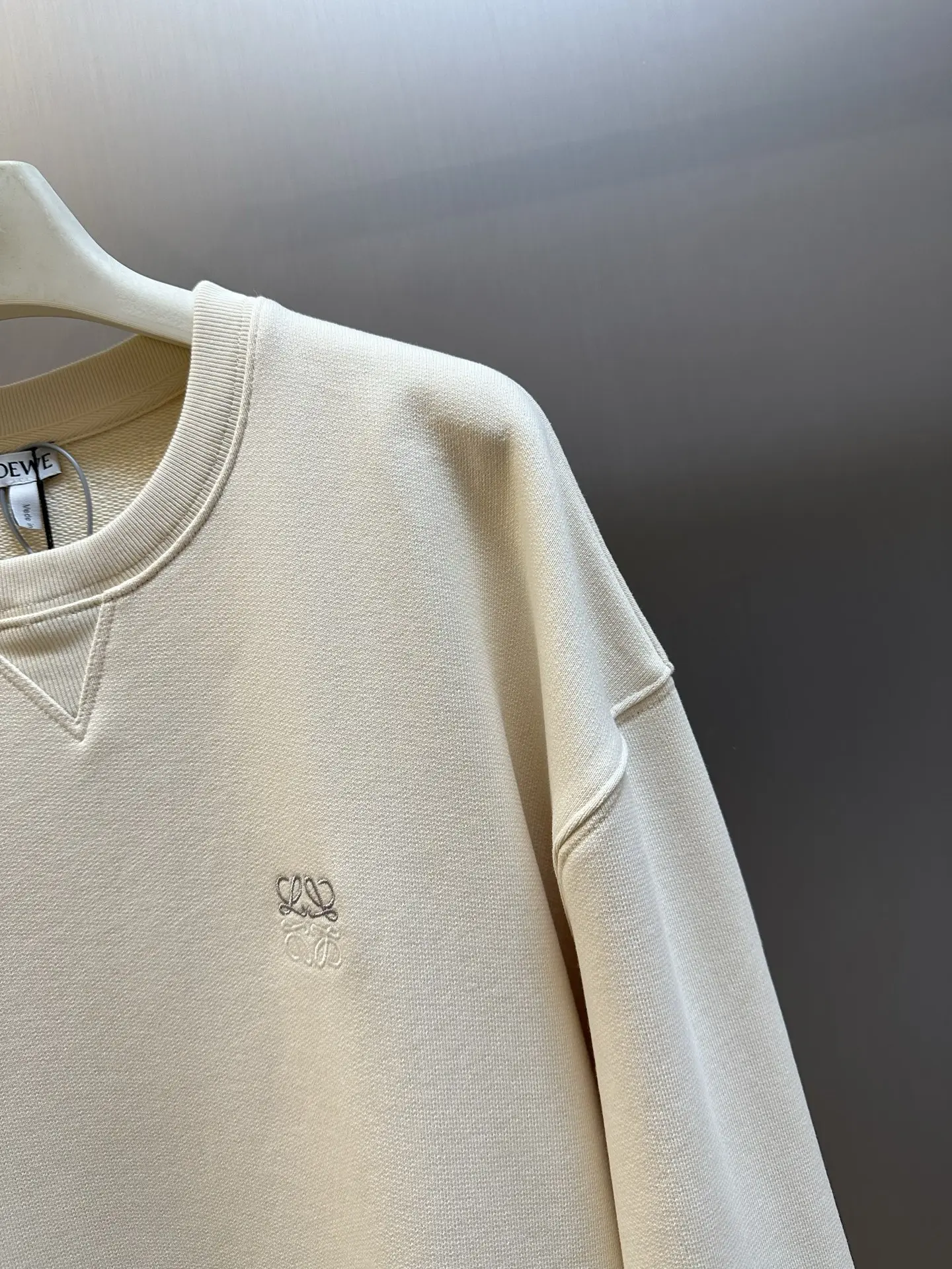 Anagram Embroidered Cotton-Jersey Sweatshirt D25518792 — view 3