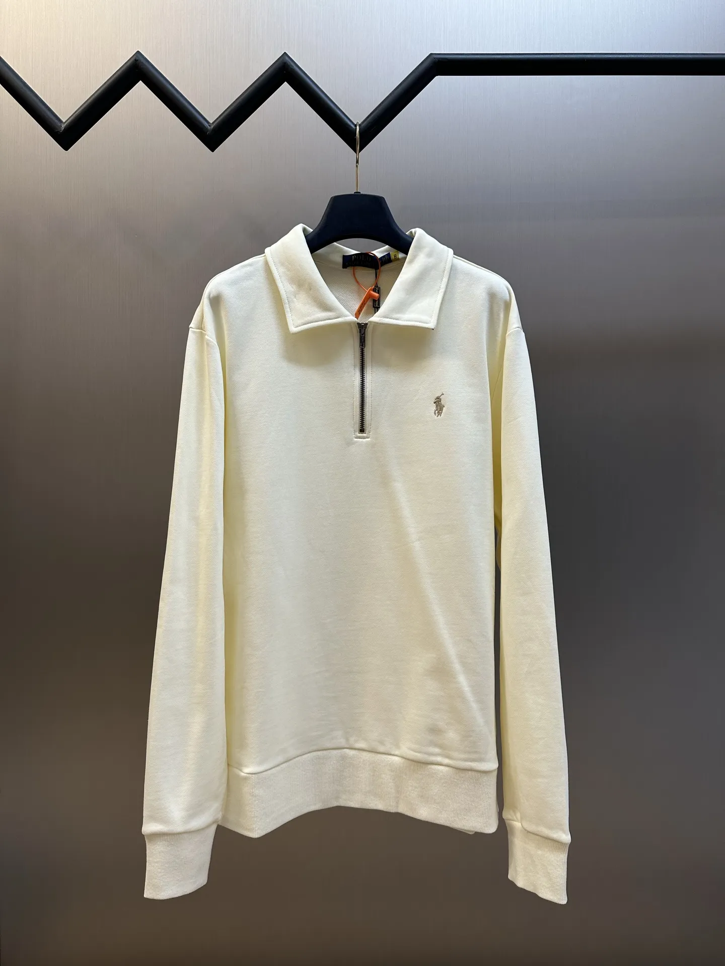 Embroidered Quarter-Zip Cotton Sweatshirt D25518789