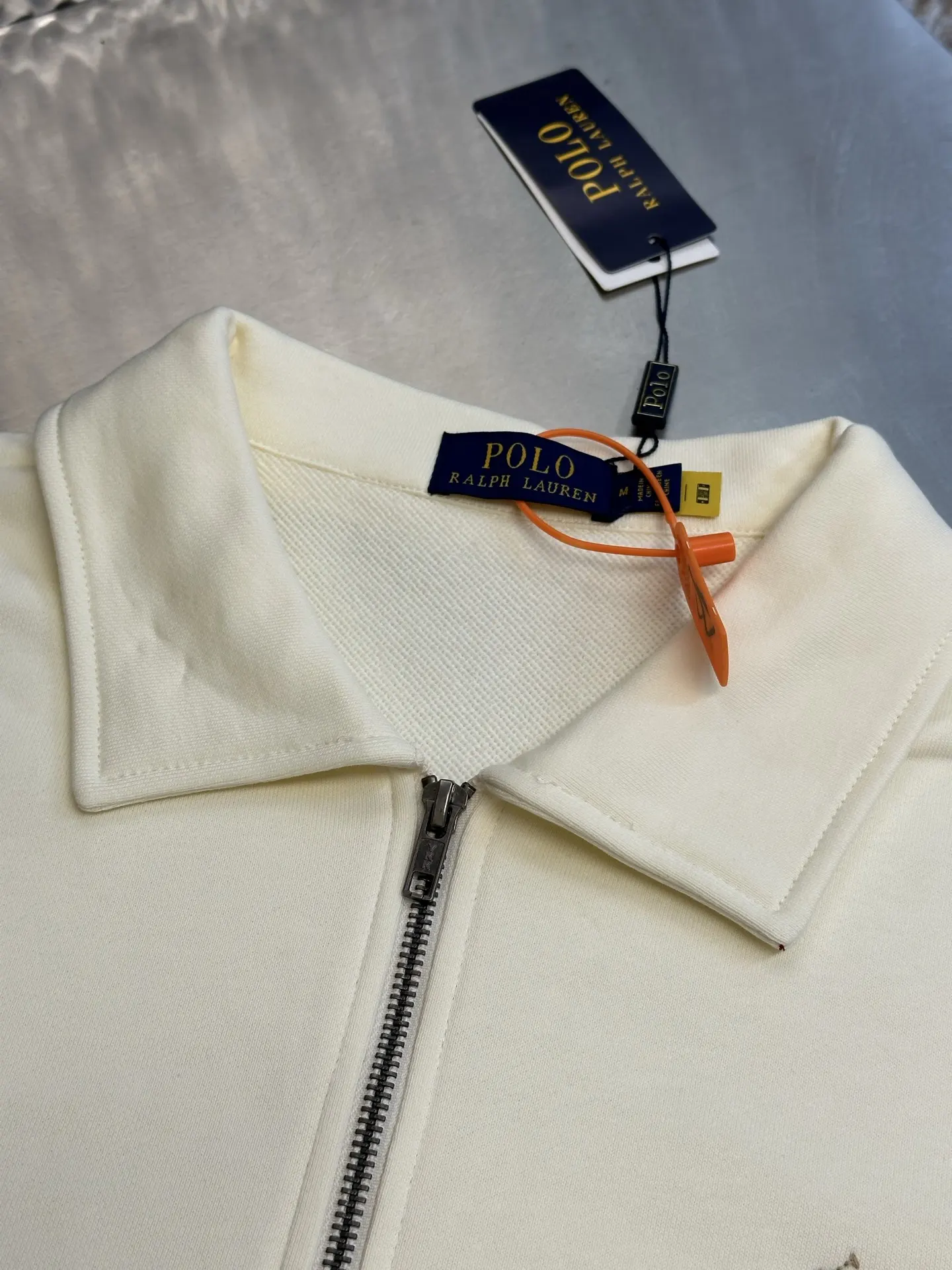 Embroidered Quarter-Zip Cotton Sweatshirt D25518789 — view 5