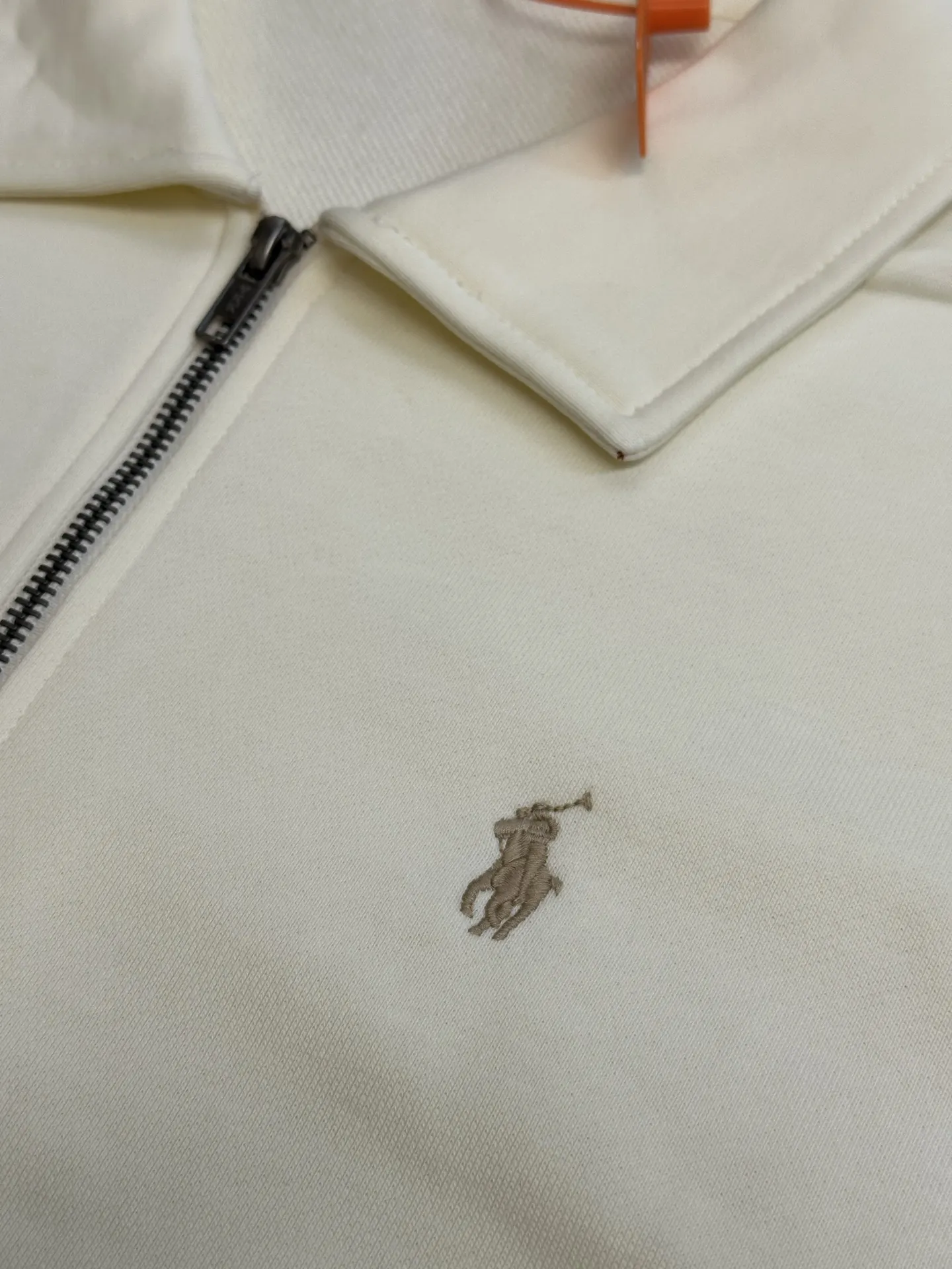 Embroidered Quarter-Zip Cotton Sweatshirt D25518789 — view 6