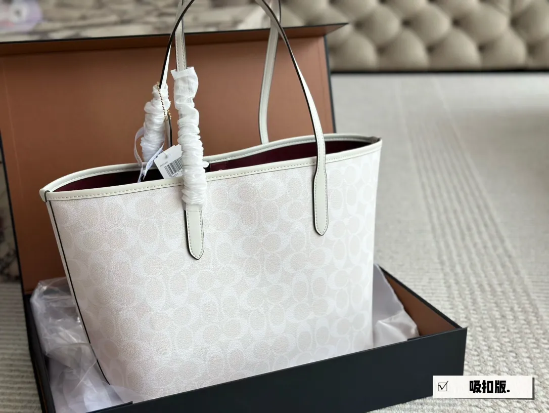 Signature Coated Canvas City Tote Bag D25518060 — view 23