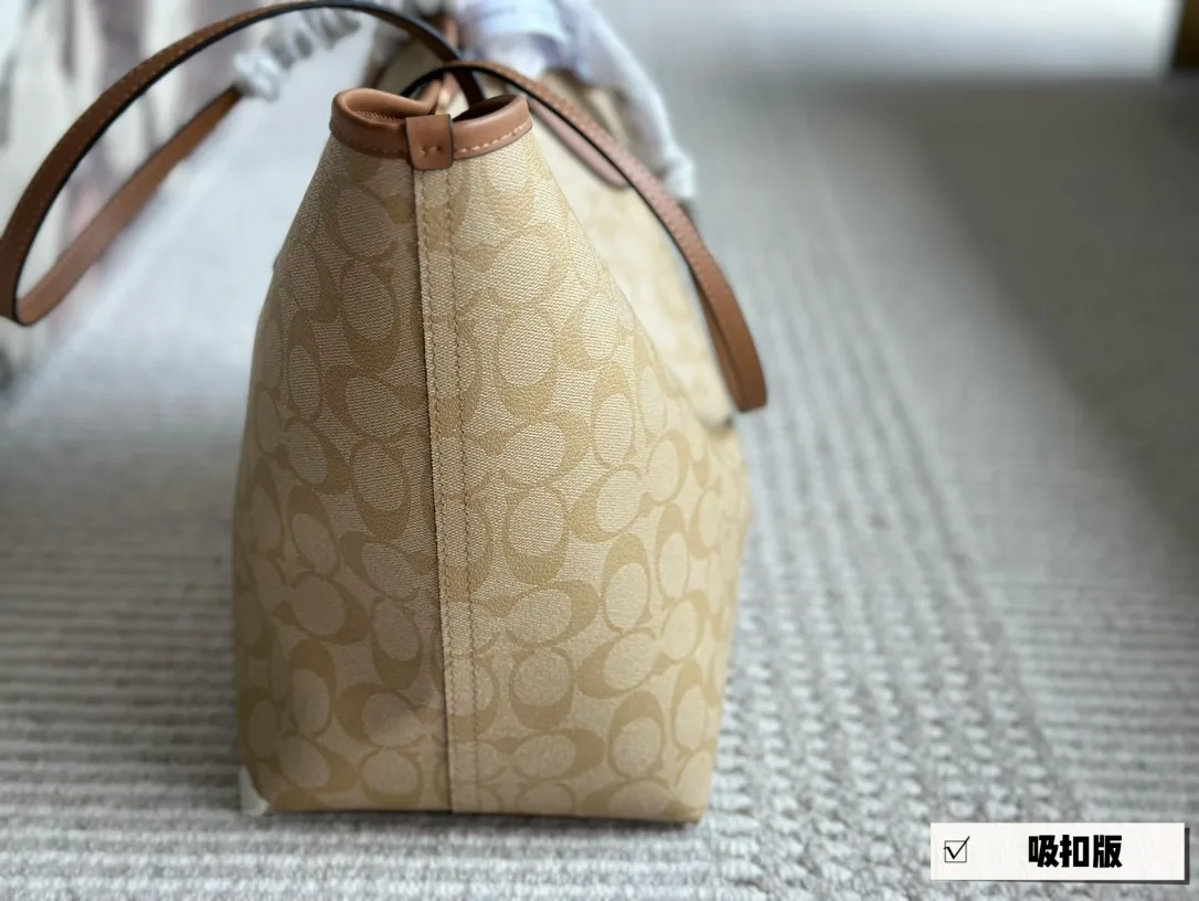 Signature Coated Canvas City Tote Bag D25518060 — view 34