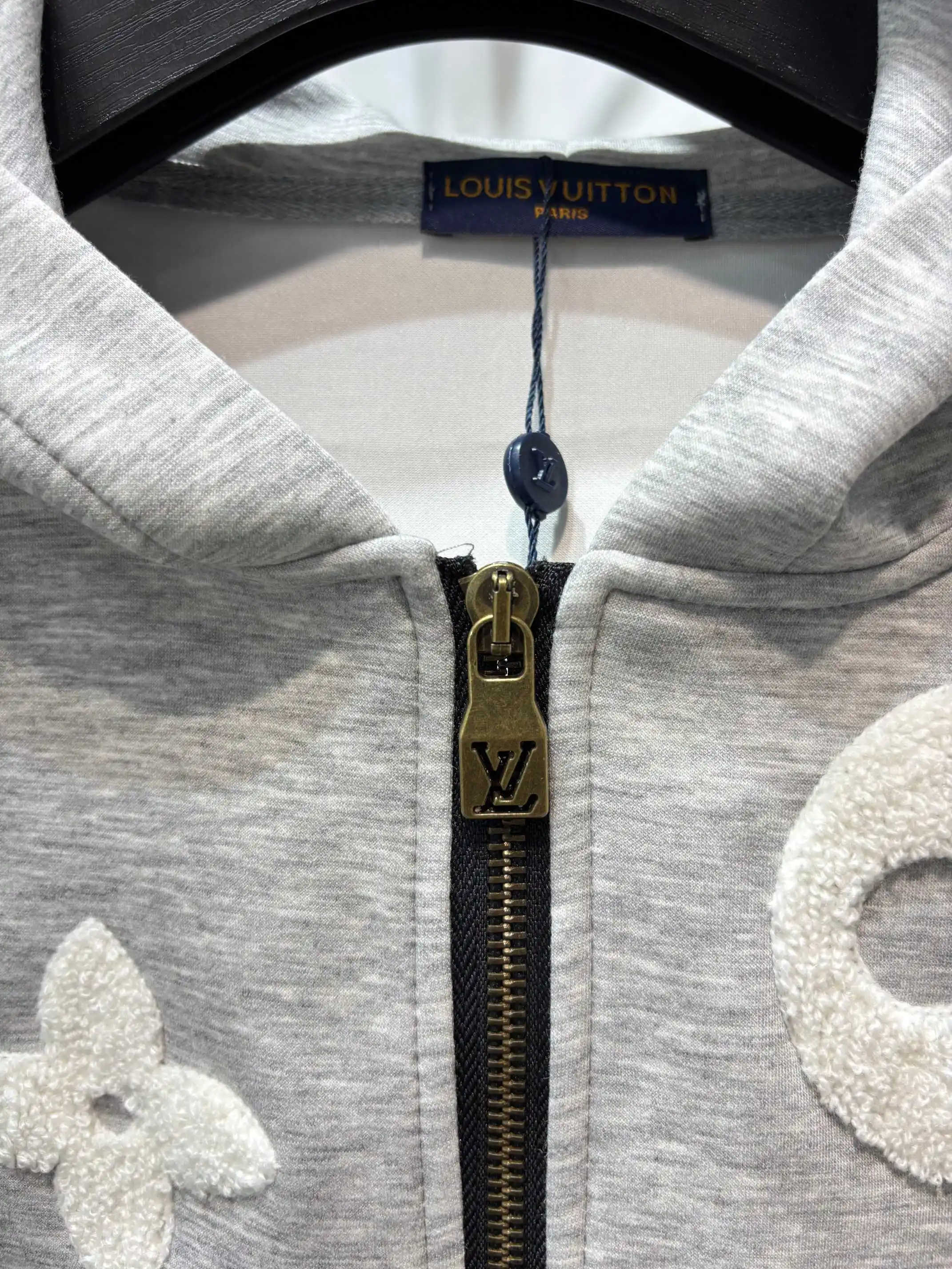 Monogram Towel Embroidery Zip-Up Hoodie D25513866 — view 8