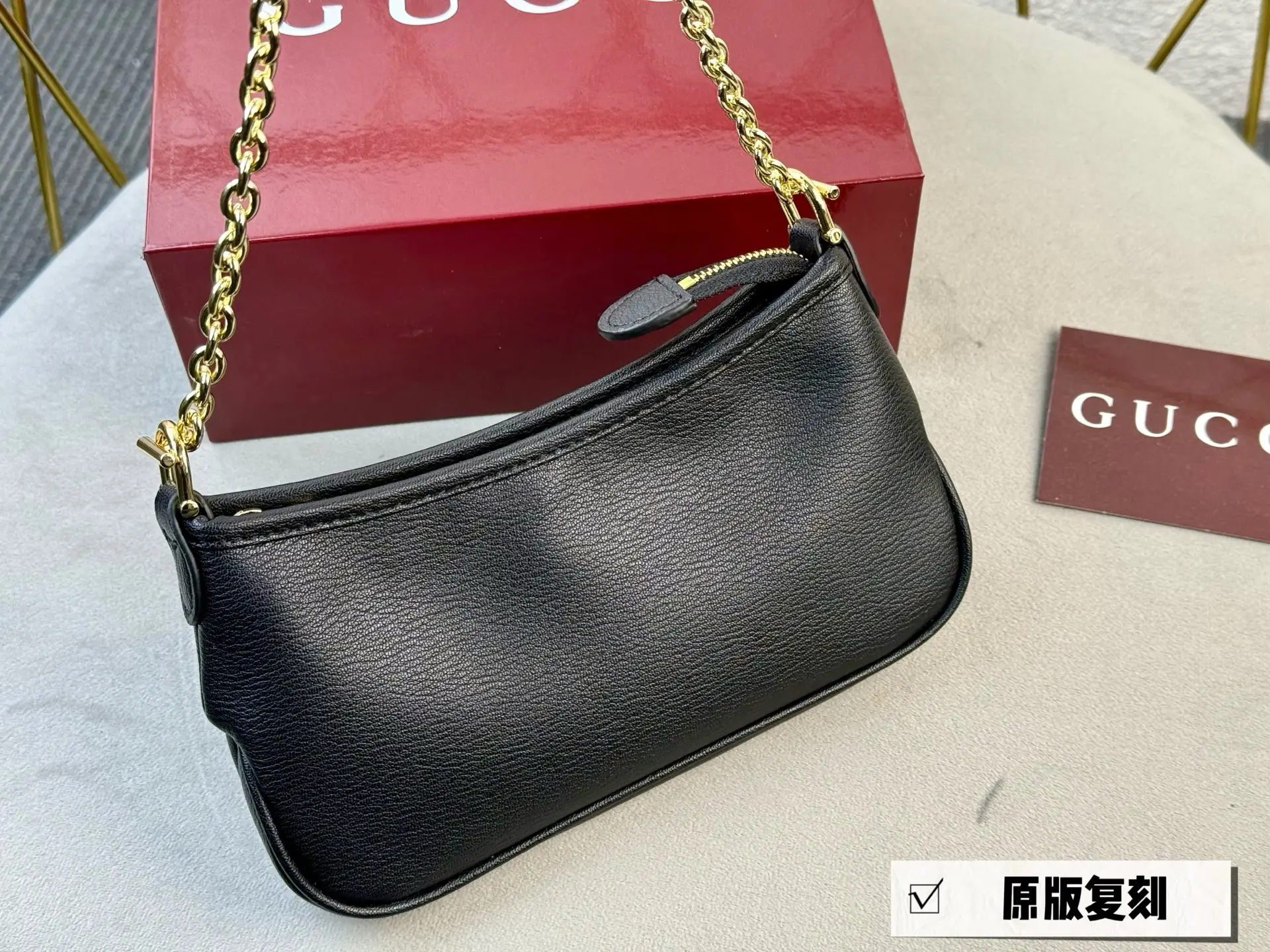 GG Monogram Chain Shoulder Bag D26017956 — view 18