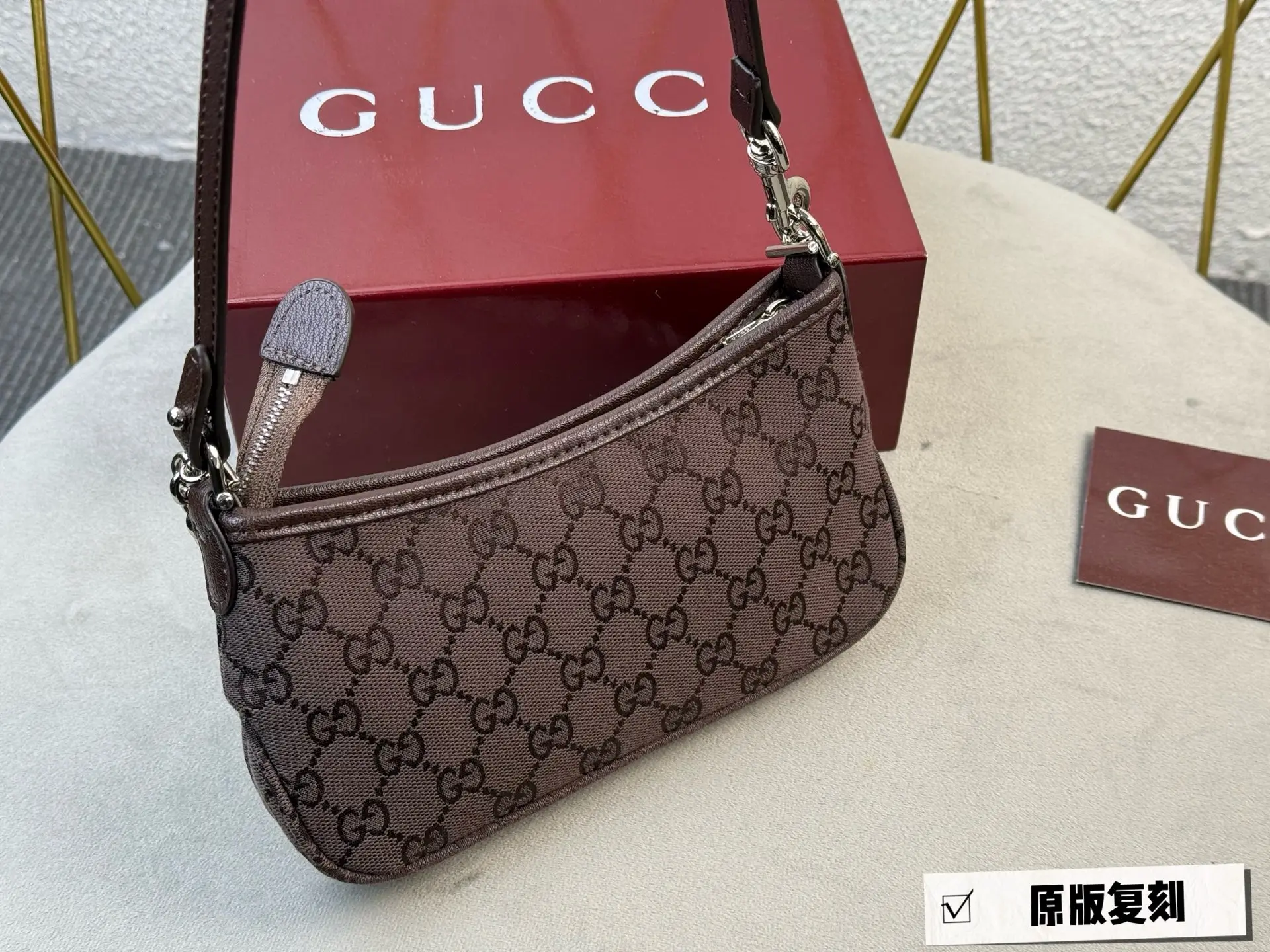 Monogram Denim Shoulder Bag D26017957 — view 6