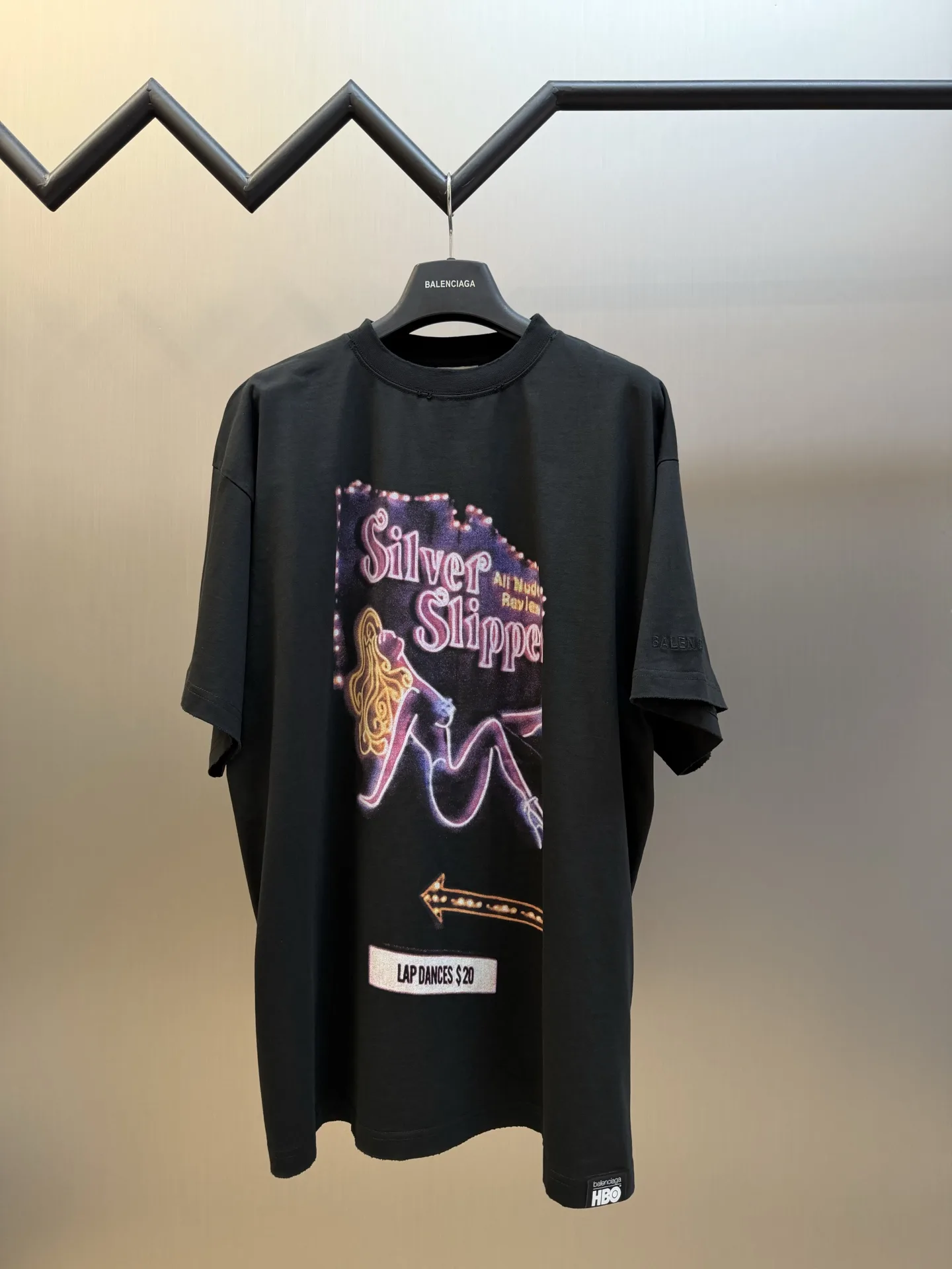 Balenciaga x HBO Euphoria Silver Slipper T-Shirt D26020466