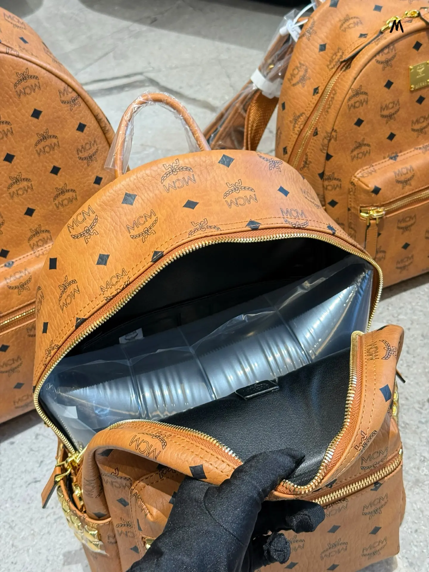 MCM Visetos Monogram Backpack D26017907 — view 7