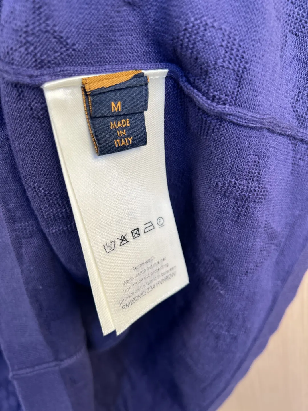 Monogram Jacquard Knit Short-Sleeve Sweater D27020555 — view 6
