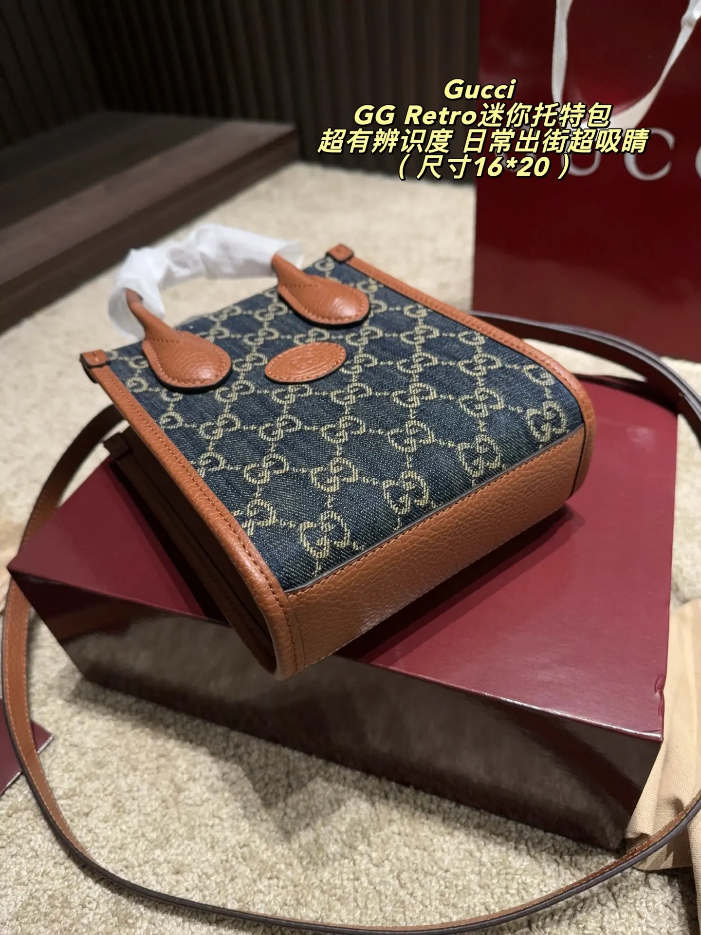 GG Retro Mini Tote Bag D27018046 — view 14