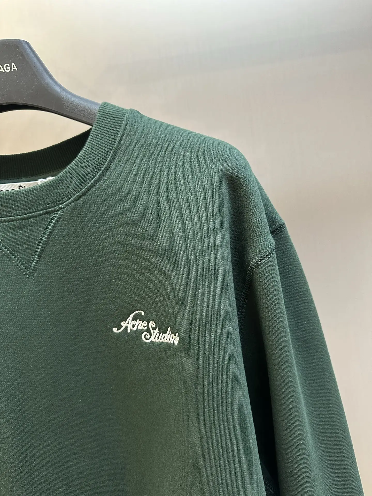 Logo-Embroidered Fleece-Back Cotton Sweatshirt D27518794 — view 3