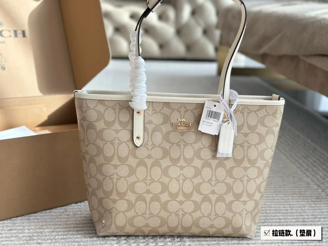 Coach Signature Coated Canvas Tote Bag D27518058 — view 3