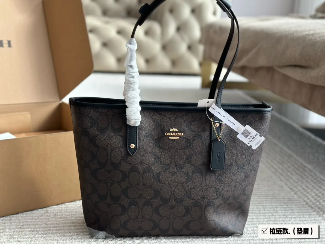 Coach Signature Coated Canvas Tote Bag D27518058 — view 19