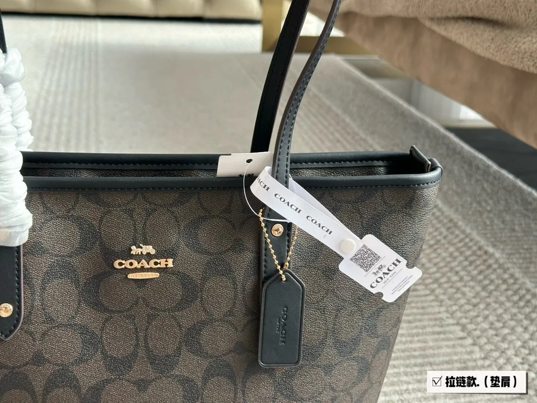 Coach Signature Coated Canvas Tote Bag D27518058 — view 20
