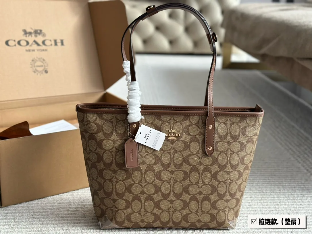 Coach Signature Coated Canvas Tote Bag D27518058 — view 10