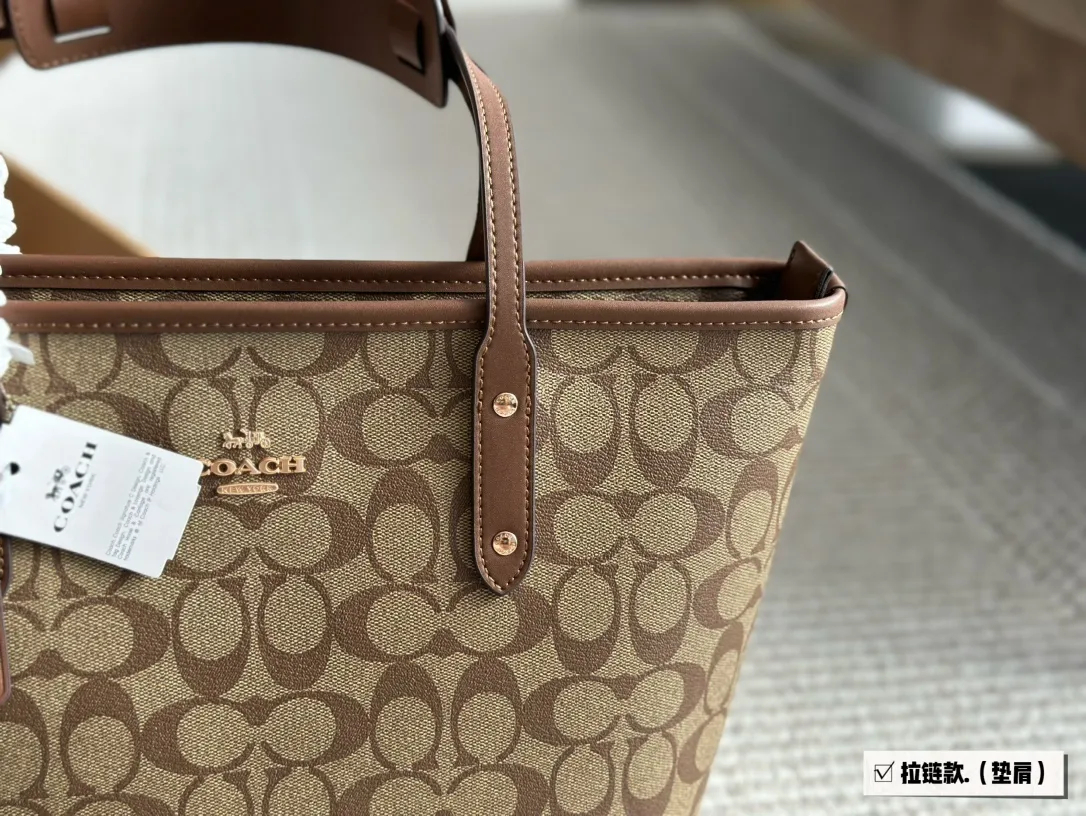 Coach Signature Coated Canvas Tote Bag D27518058 — view 11
