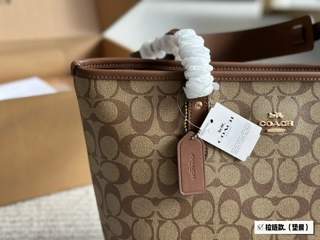 Coach Signature Coated Canvas Tote Bag D27518058 — view 12