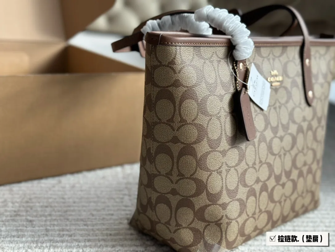 Coach Signature Coated Canvas Tote Bag D27518058 — view 13