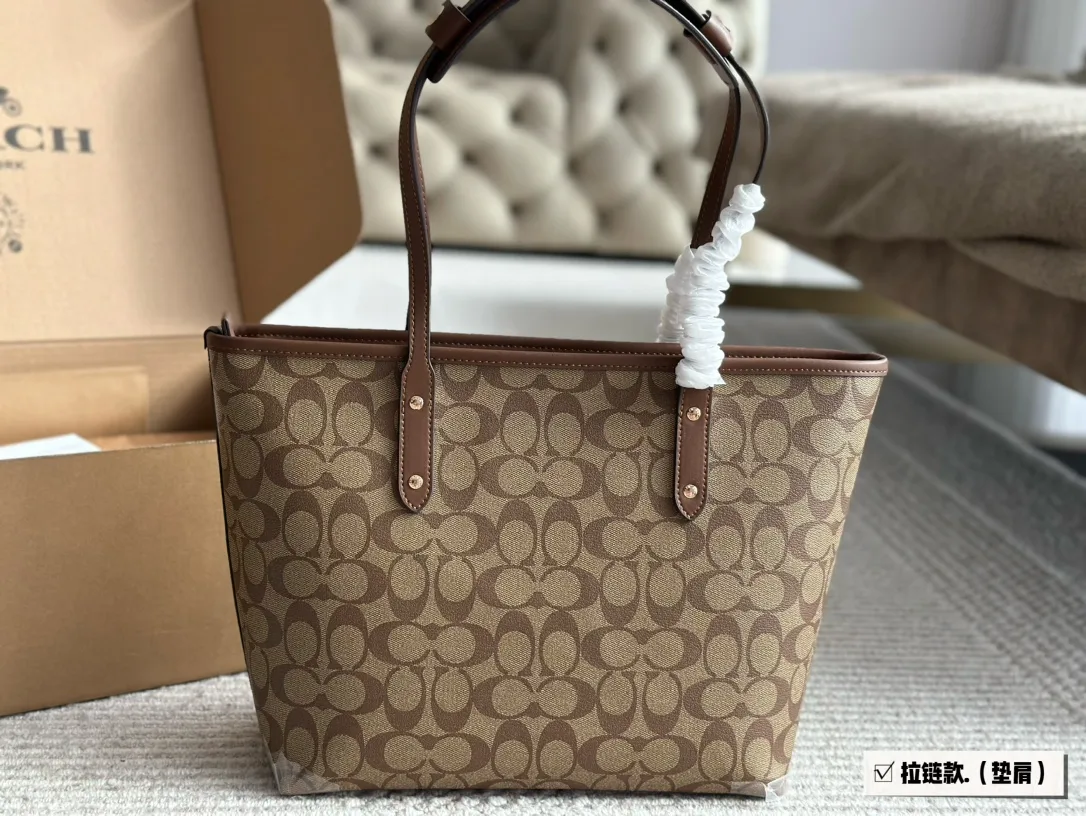 Coach Signature Coated Canvas Tote Bag D27518058 — view 15